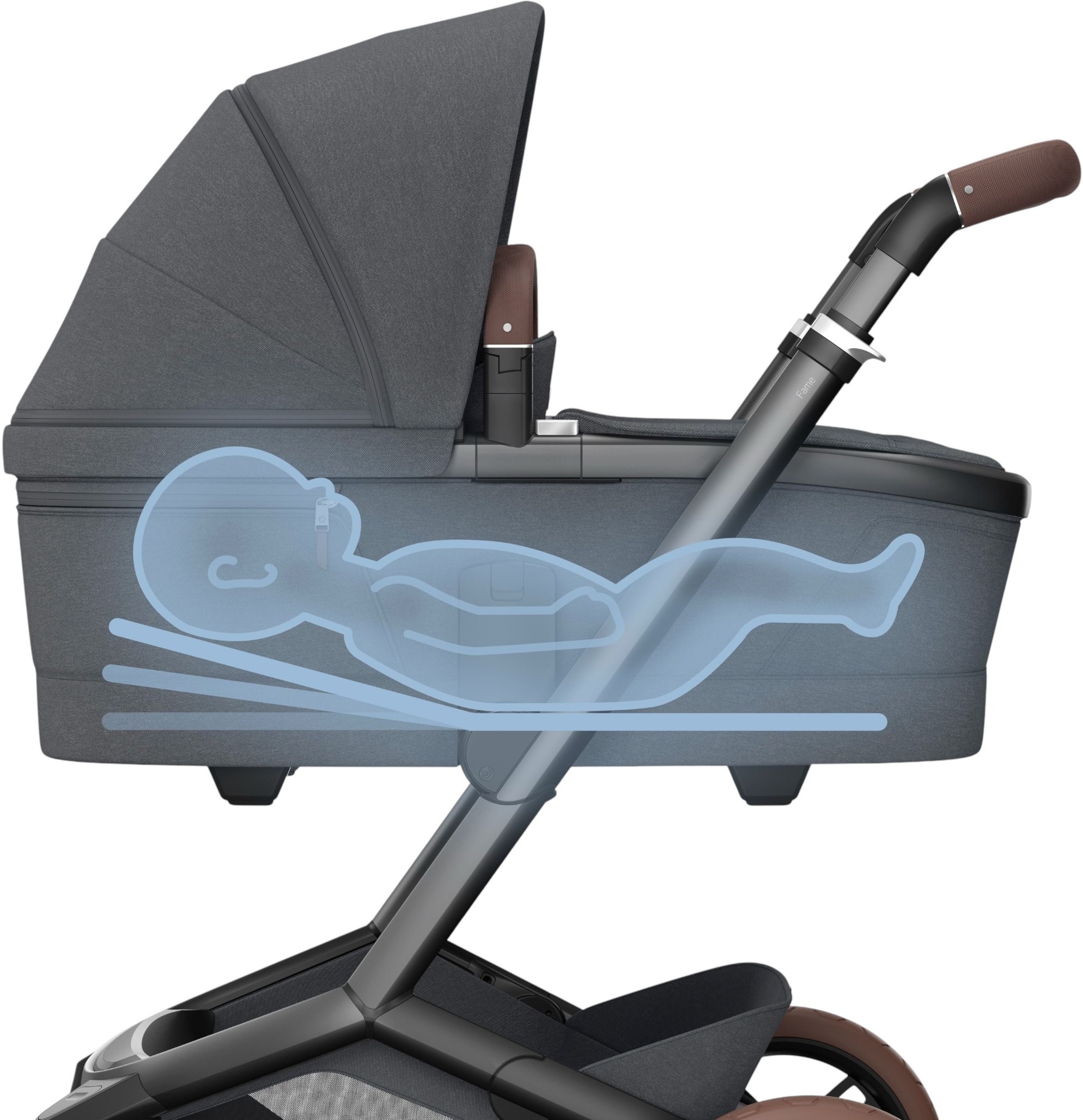 Коляска Maxi-Cosi Fame Twillic Graphite (1920204110)фото15