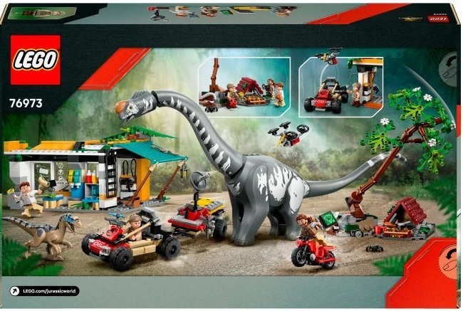LEGO 76973 Jurassic World Мисия с отслеживания раптора и титанозавра фото 11