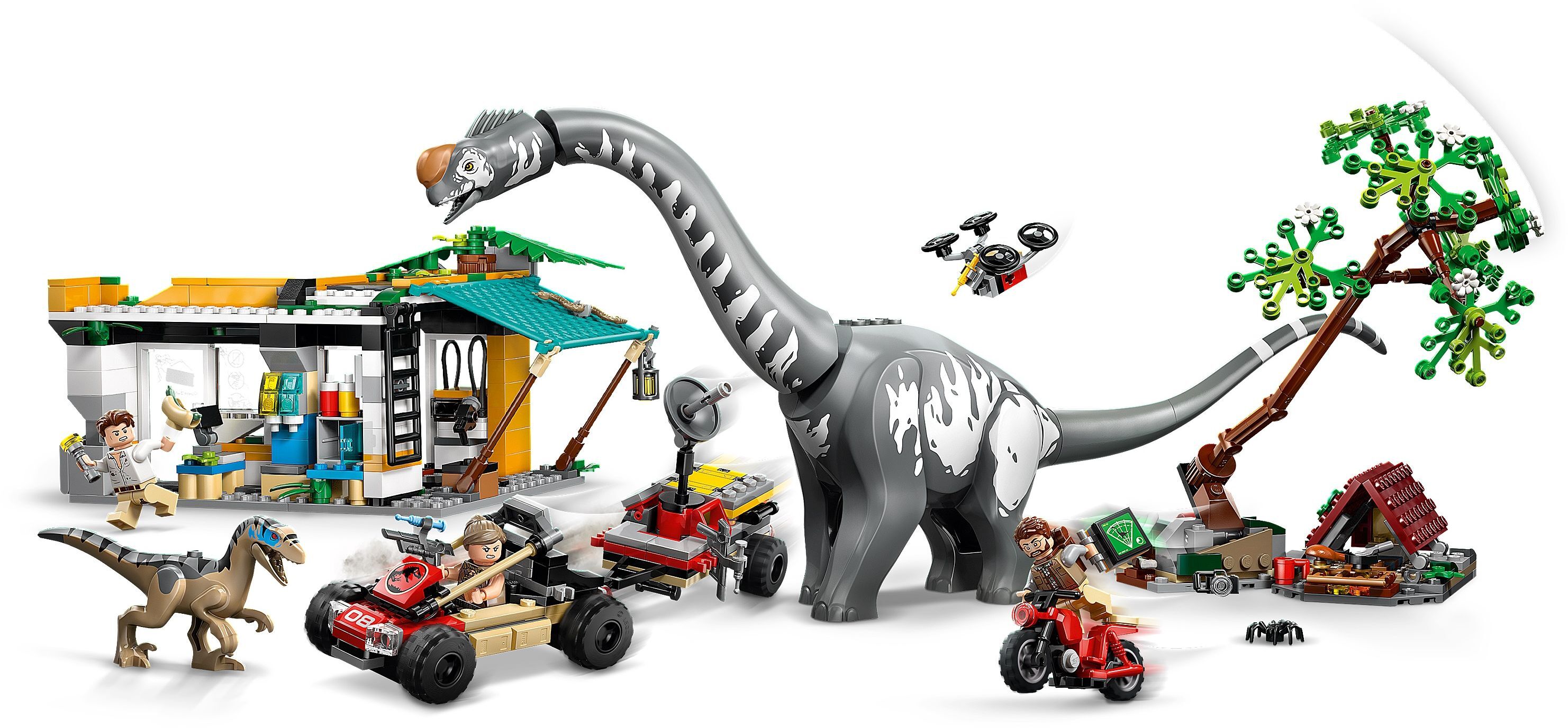 LEGO 76973 Jurassic World Мисия с отслеживания раптора и титанозавра фото 3