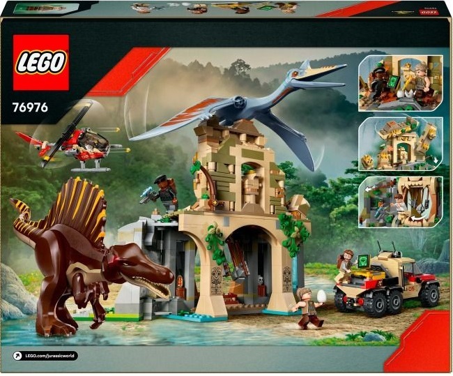 LEGO 76976 Jurassic World Воздушная мисия со спинозавром и кетцалькоатлем фото 11