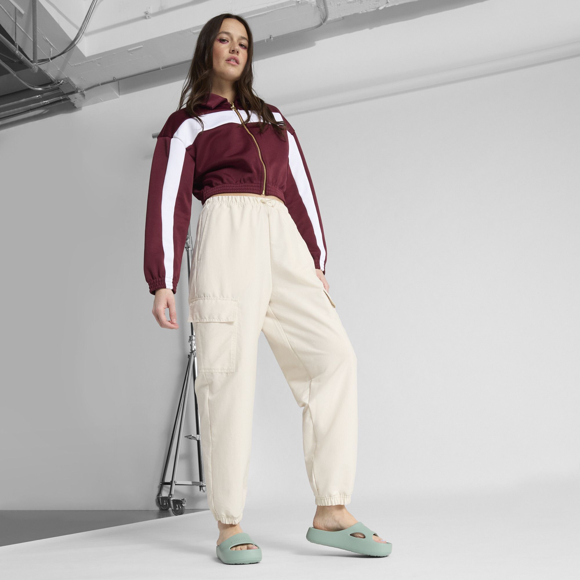 Шлепанцы женские Puma Shibusa 389082-12 37 (4 UK) зеленые фото 8