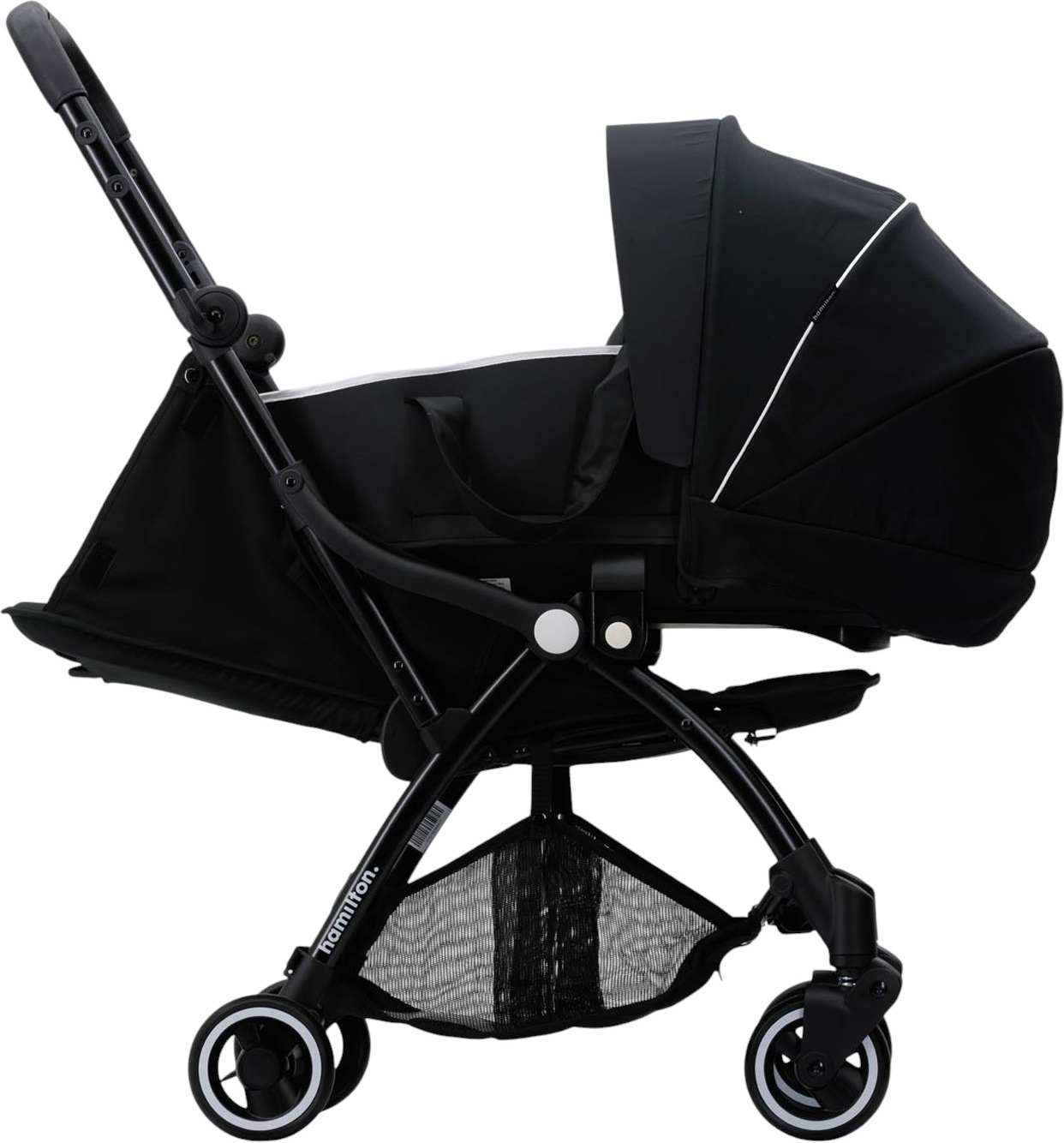 Люлька до коляски Hamilton by Yoop S1/X1 Black (8720726065108)фото