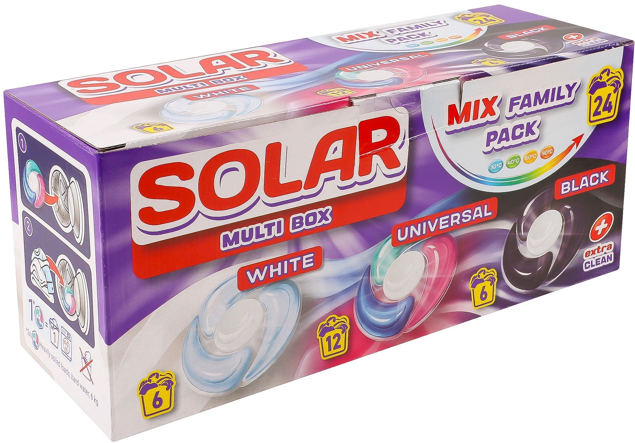 Диски для стирки Solar Multi Box 24 шт фото 5