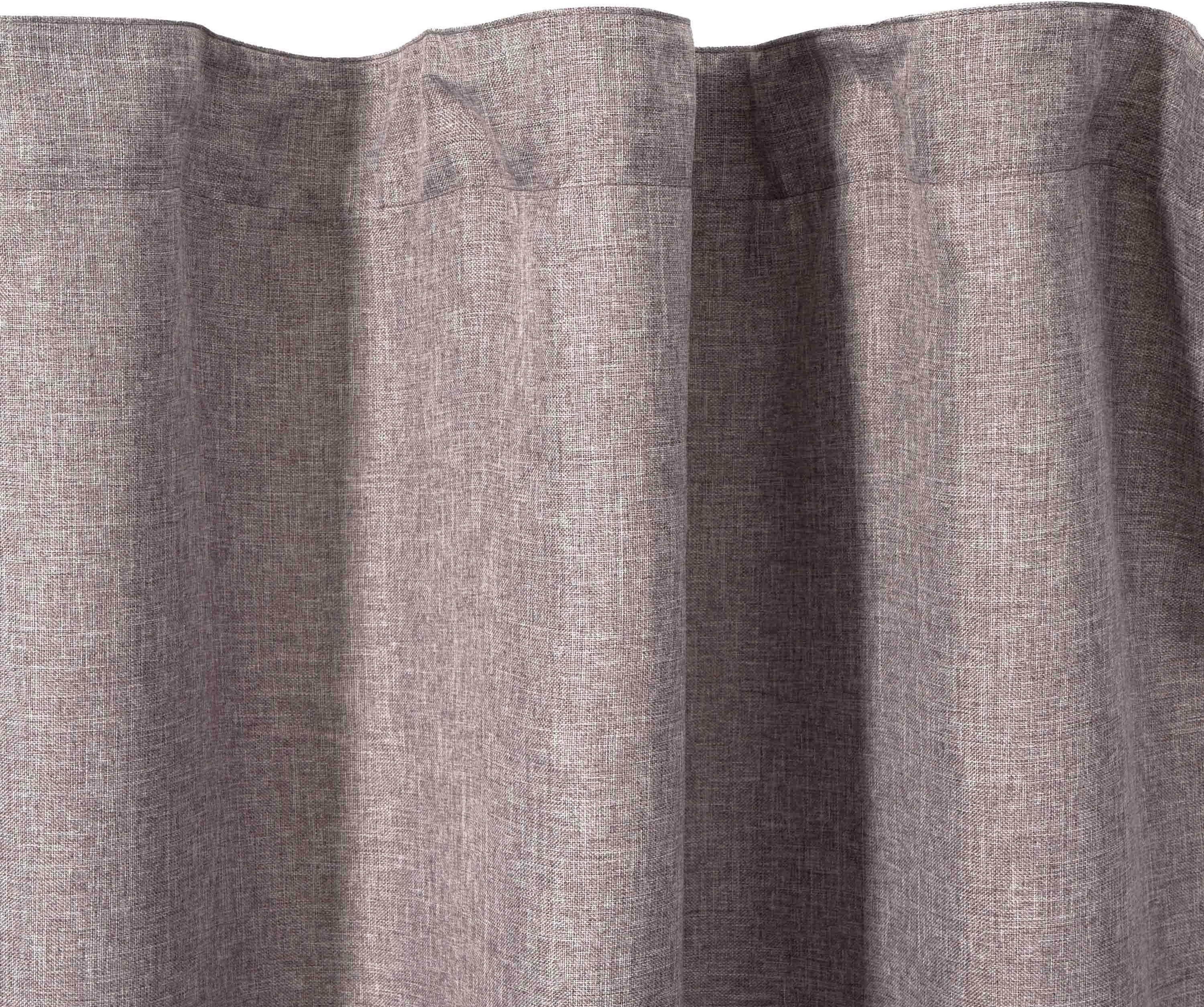 Штора ARDESTO 150х270см, блекаут рогожка, 100% поліестер, тауп (ART1041TP)фото2