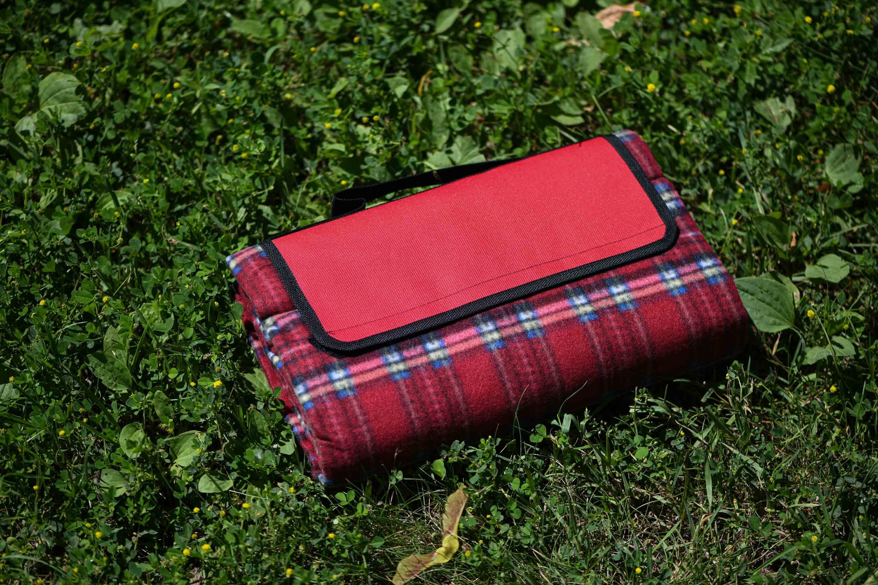 Плед ARDESTO Picnic 130х170см, 100% полиэстер, ячейка красная (ART0916RC) фото 7