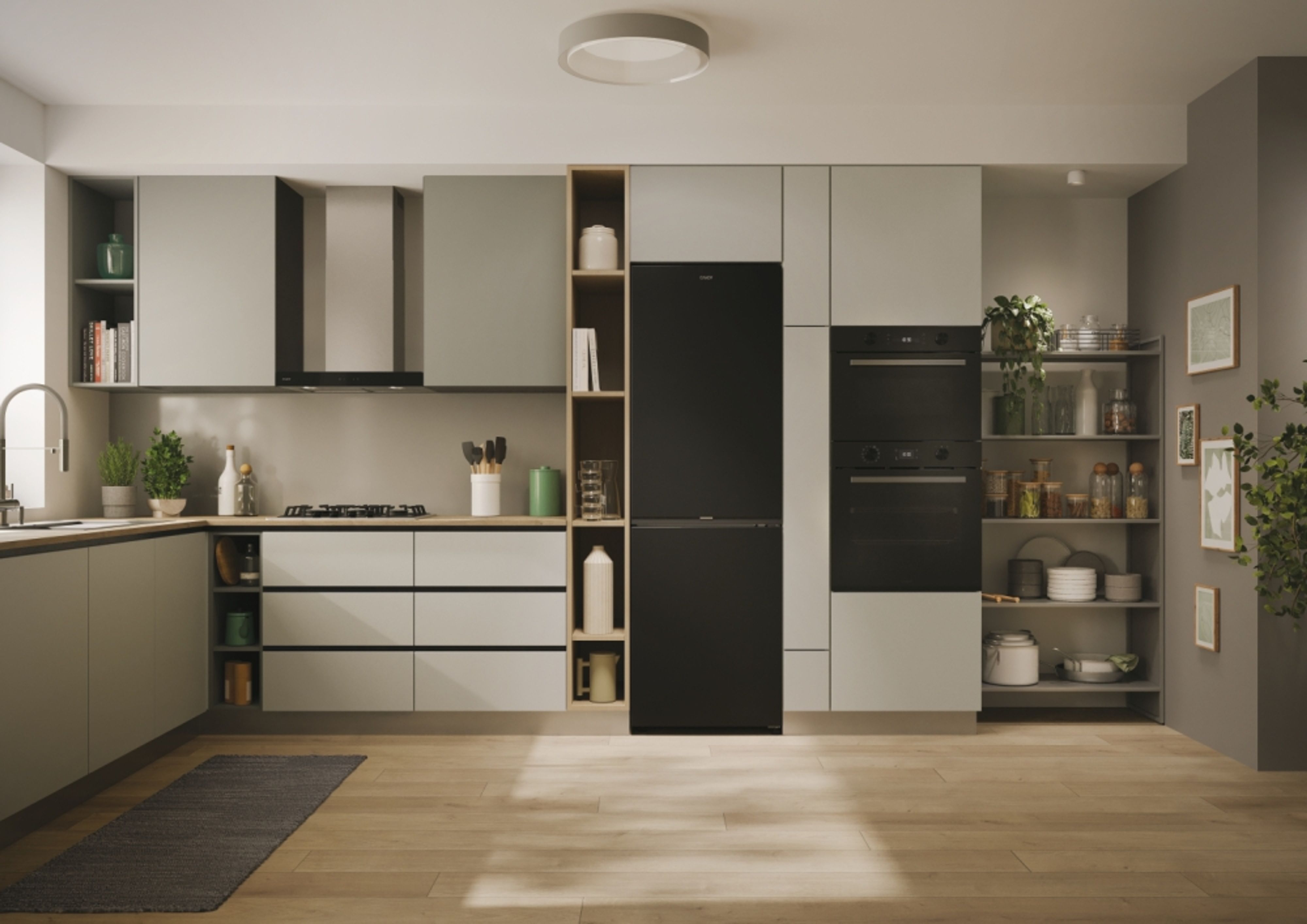 Холодильник Candy ECN2CQTEB186фото