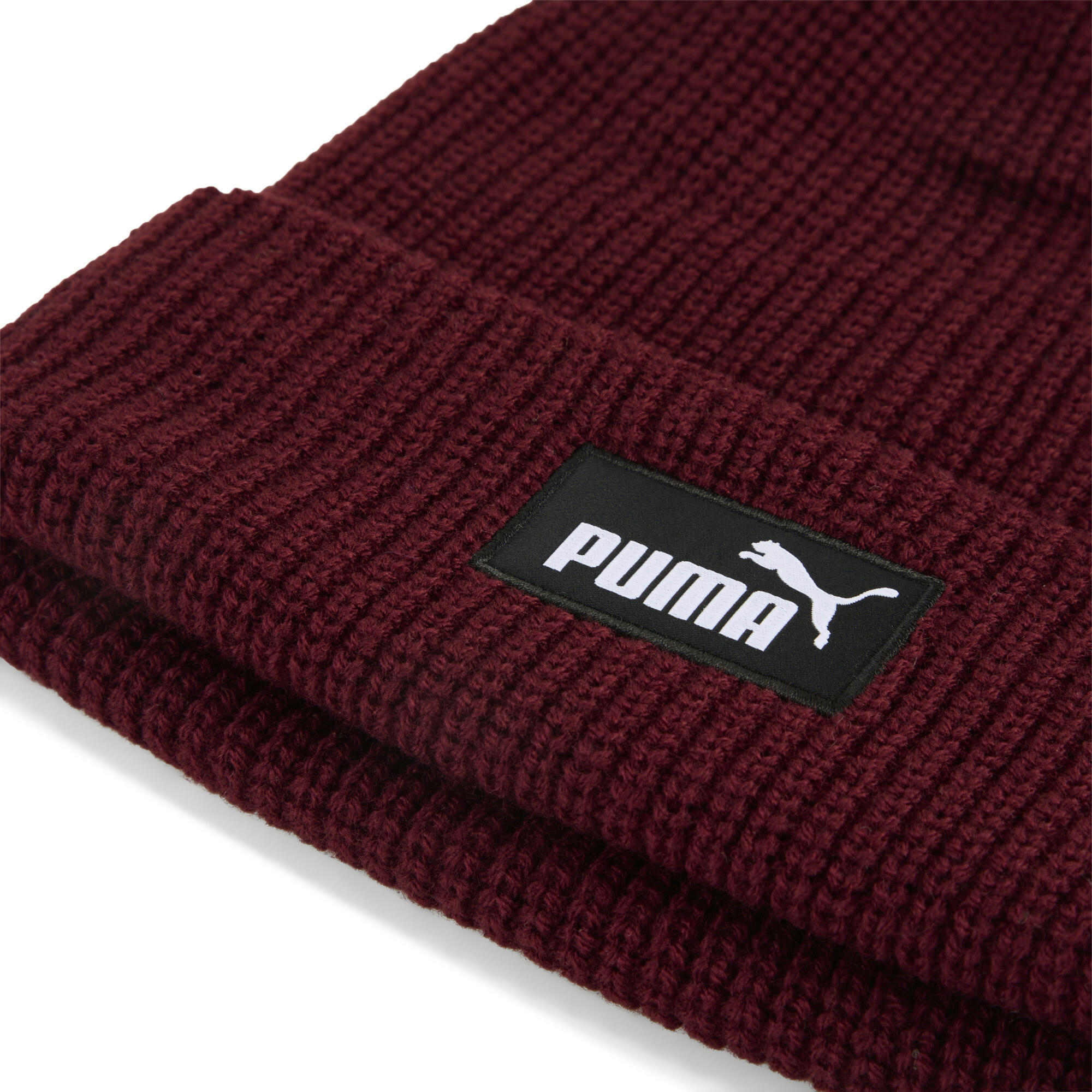 Шапка Puma Ess High Crown Beanie 026410-03 красная фото 3