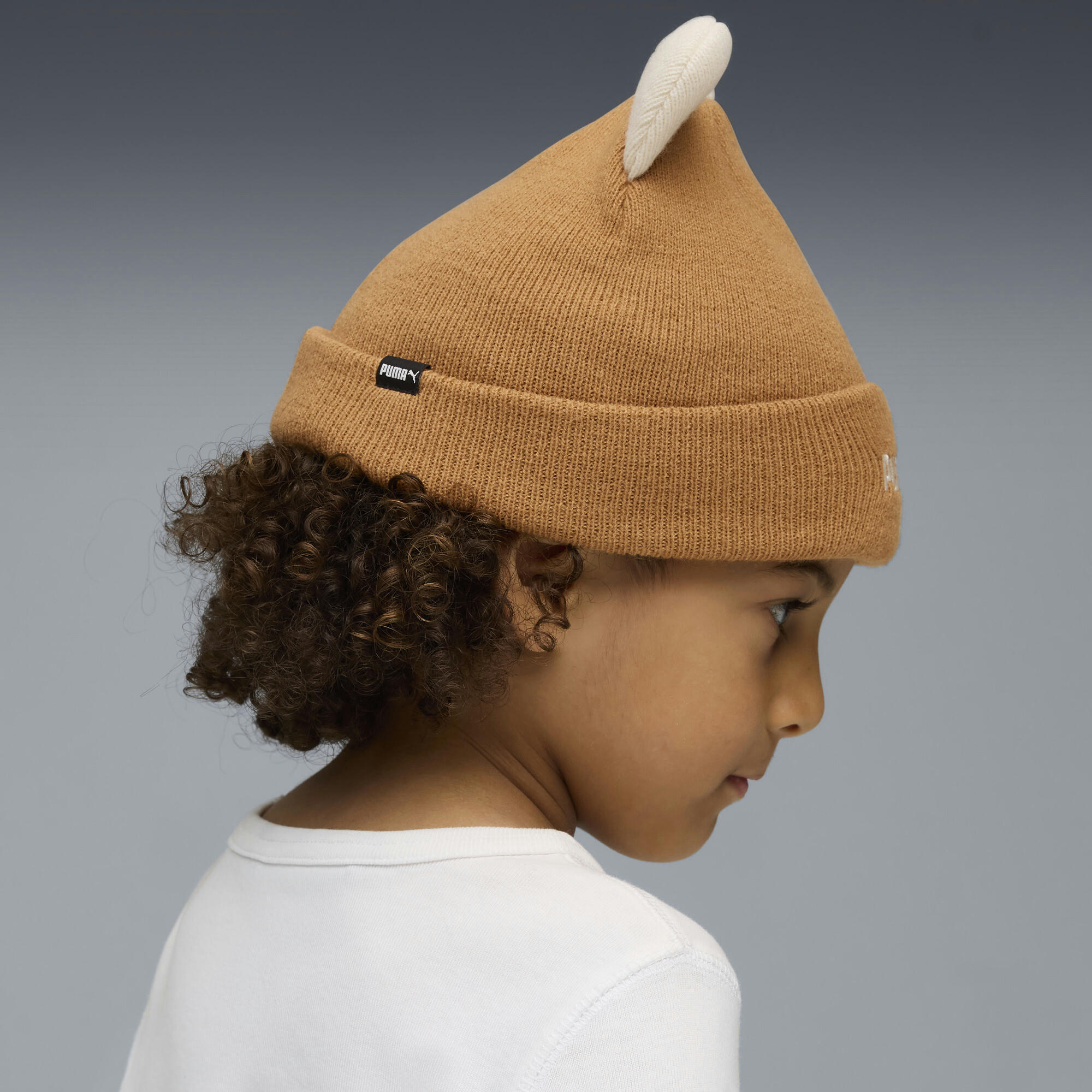 Шапка дитяча Puma Animal Mid Crown Beanie Jr 026564-02 KIDS коричневафото5