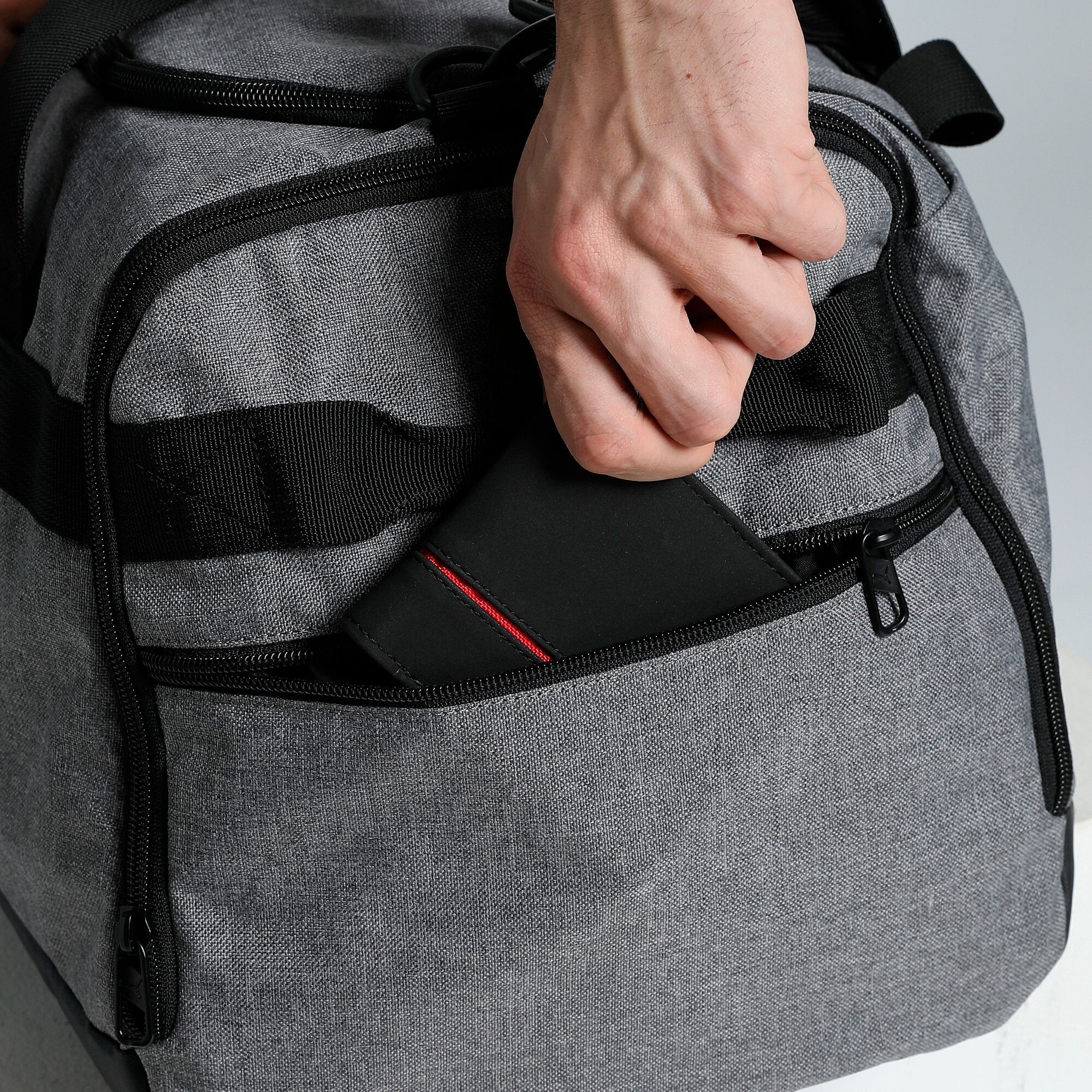 Спортивна сумка Puma Challenger Heather Medium Sports Bag 091379-01 сірафото7