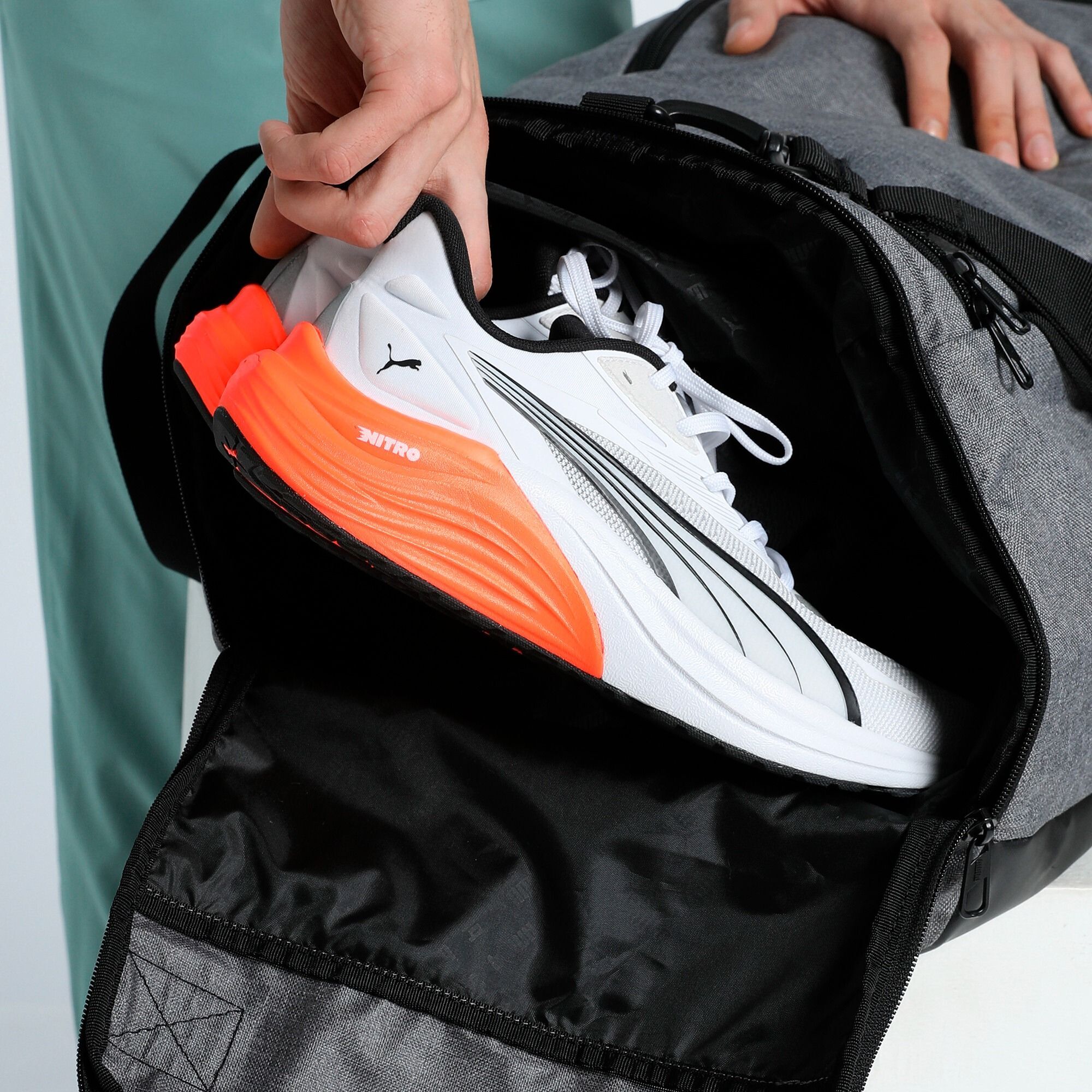 Спортивна сумка Puma Challenger Heather Medium Sports Bag 091379-01 сірафото8