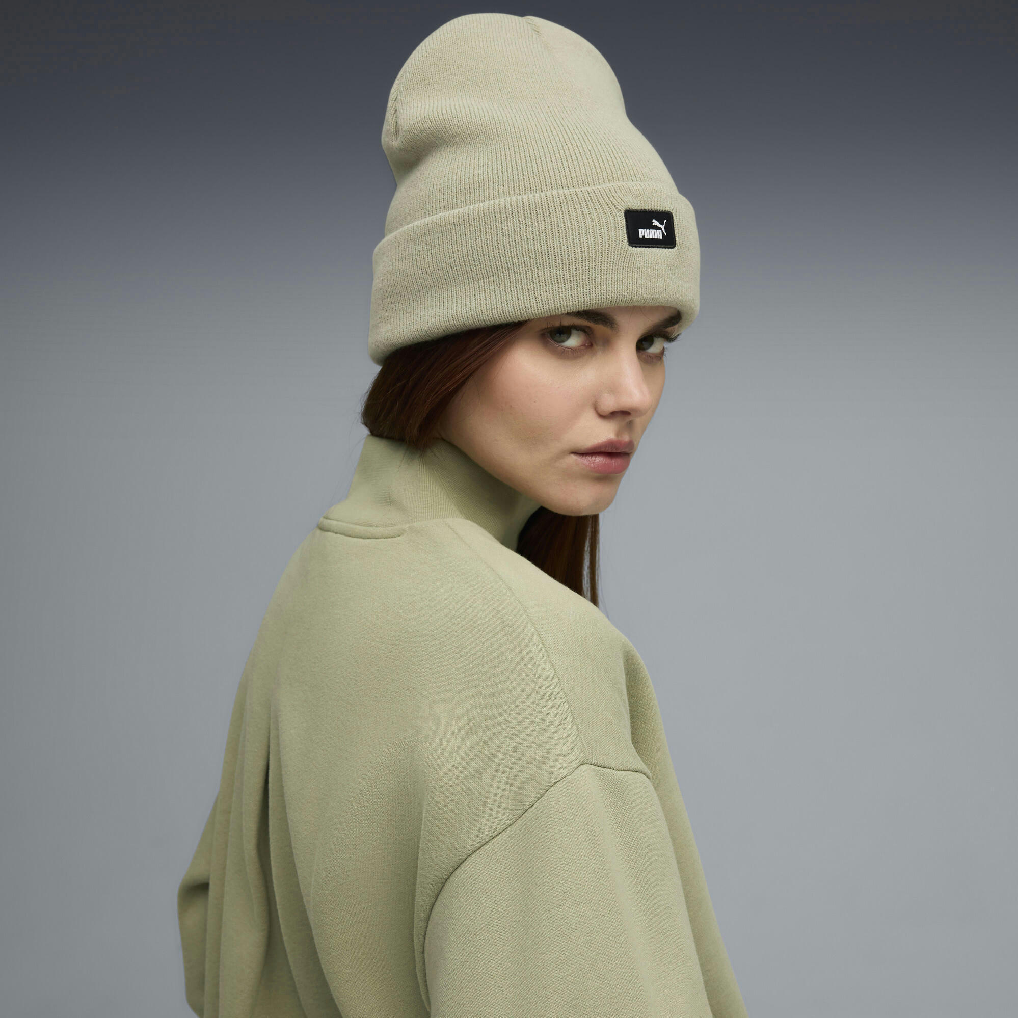 Шапка Puma Ess Mid Crown Beanie 026400-03 мятная фото 4
