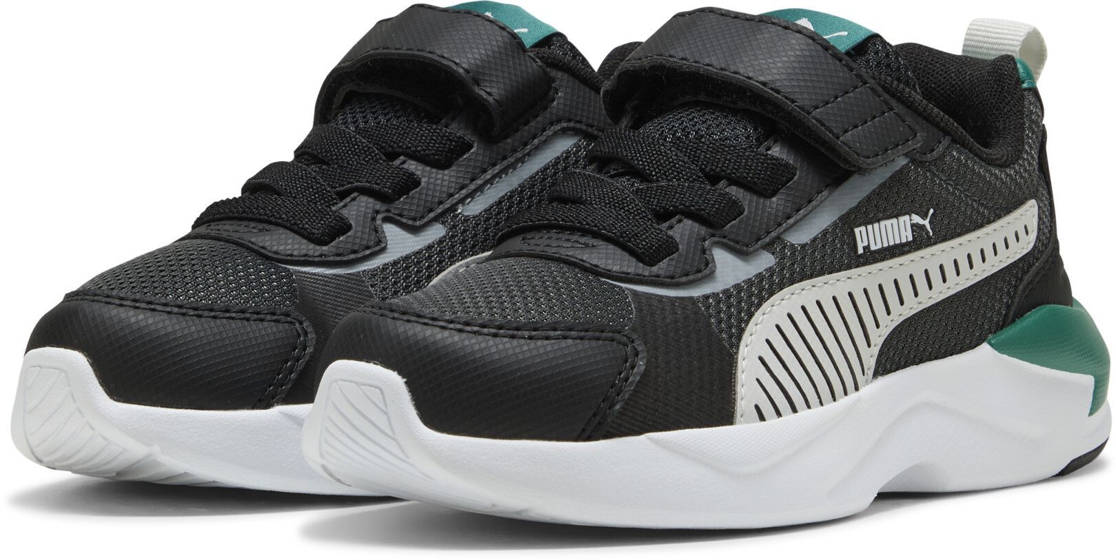 Кроссовки детские Puma X-Ray 3 LT AC+ PS 401494-05 33 (1 UK) черные фото 4