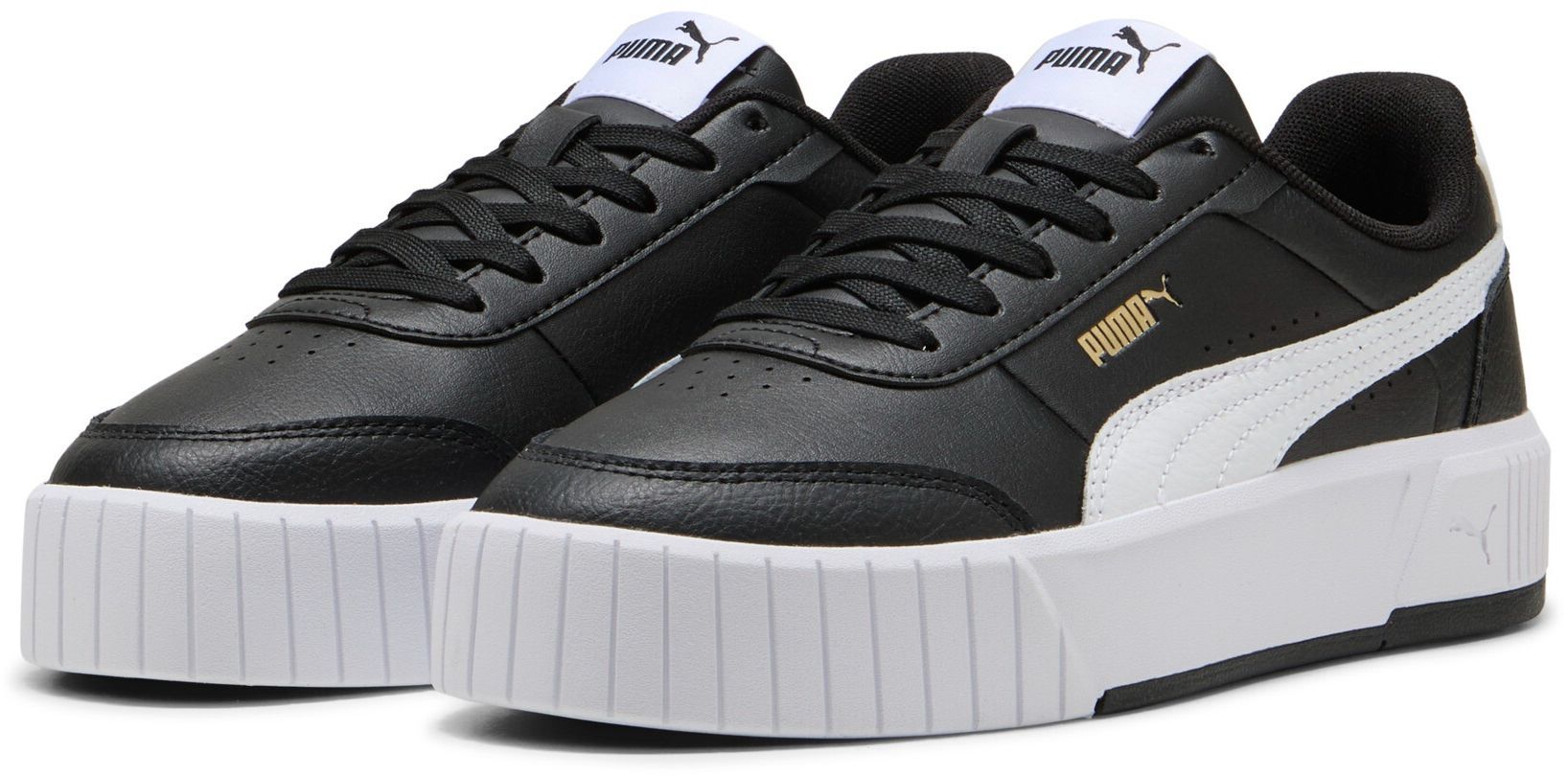 Кеды женские Puma Carina Mia 402637-01 35.5 (3 UK) черные фото 