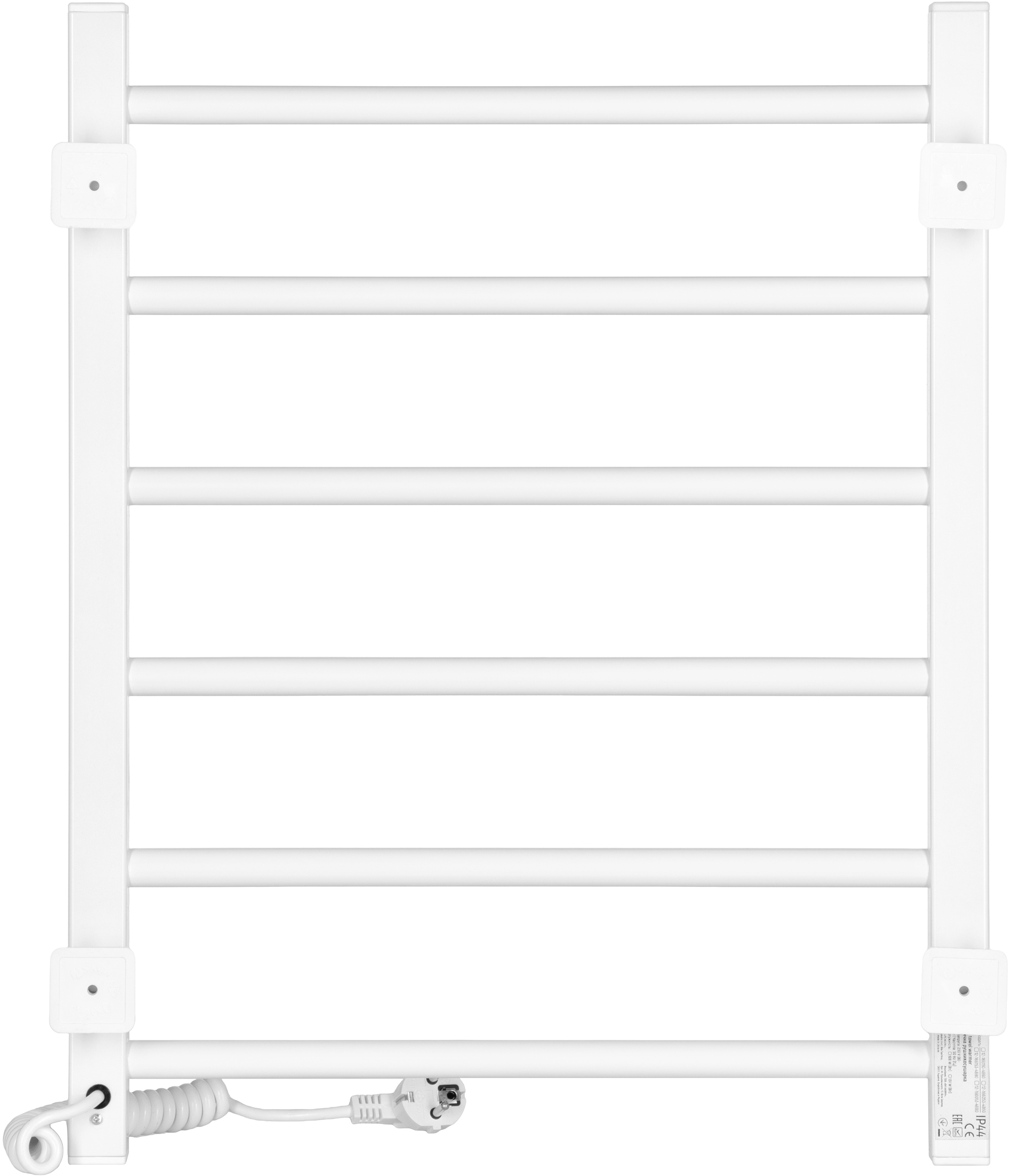 Полотенцесушитель Ardesto электрический EKO, 480x600мм, пп, белый (12-166050-4860) фото 3