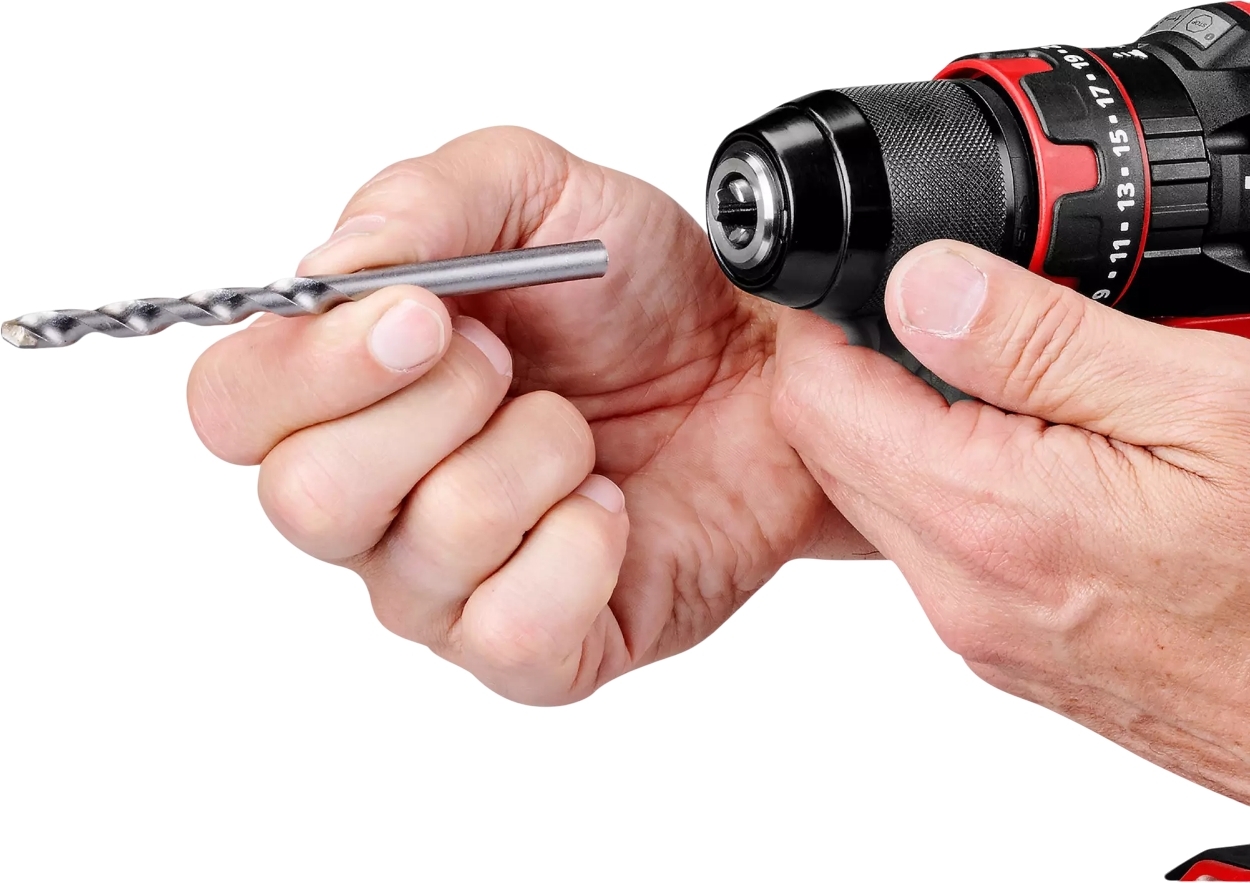 Шуруповерт-дрель ударная акумуляторная Einhell TE-CD 18/44 Li-i (1x2,5Ah), PXC, 18В (4514287) фото 