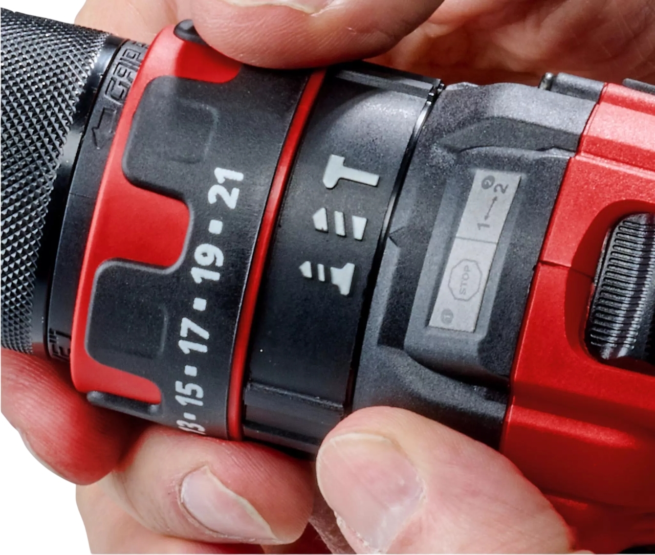 Шуруповерт-дрель ударная акумуляторная Einhell TE-CD 18/44 Li-i (1x2,5Ah), PXC, 18В (4514287) фото 