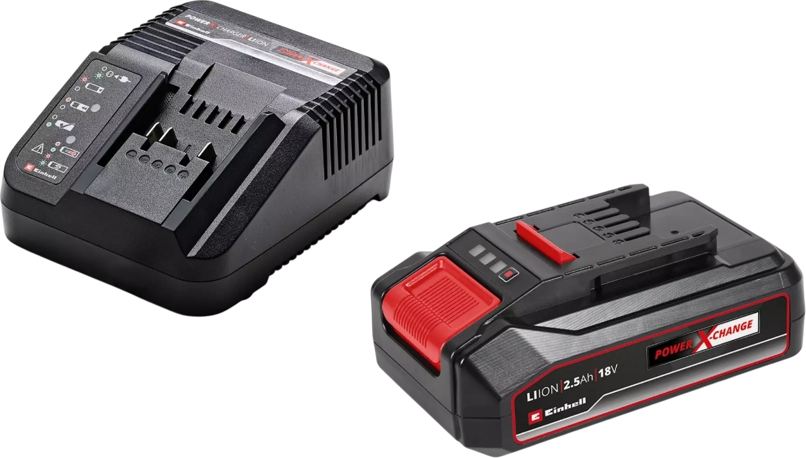 Шуруповерт-дрель ударная акумуляторная Einhell TE-CD 18/44 Li-i (1x2,5Ah), PXC, 18В (4514287) фото 