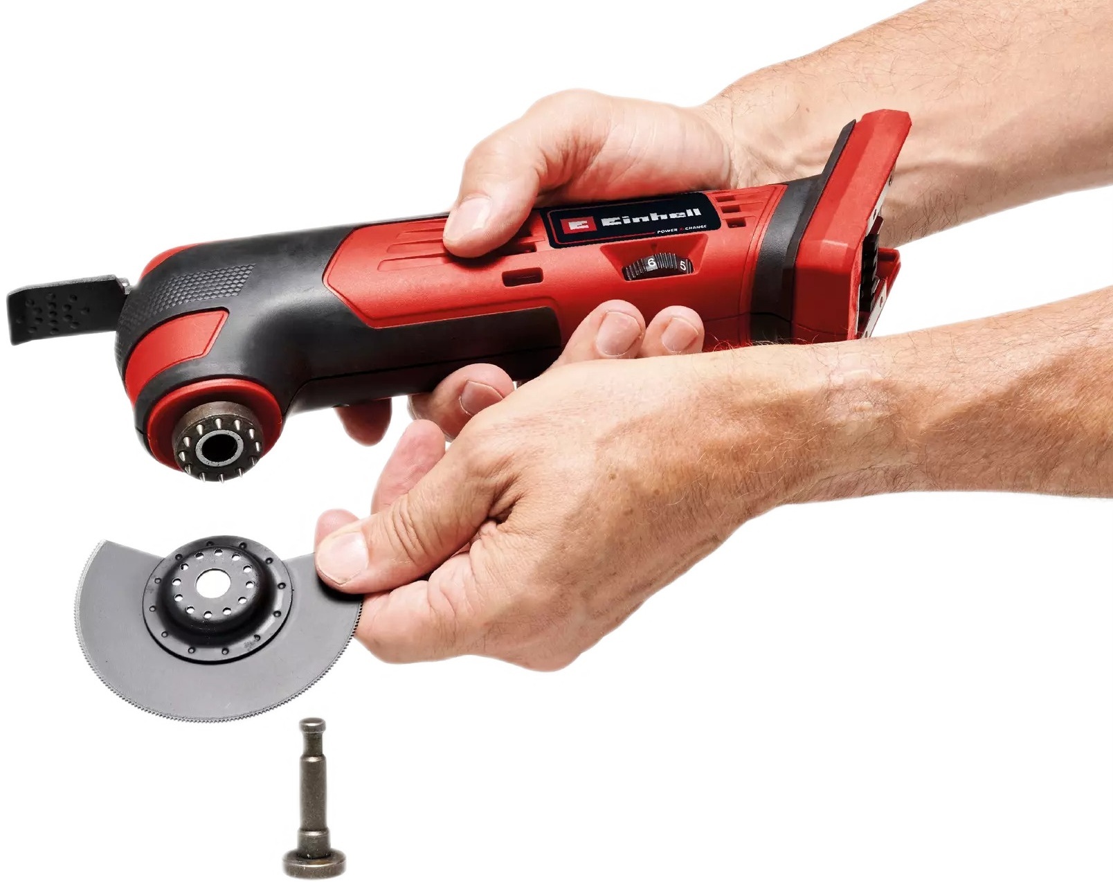 Многофункциональный инструмент аккумуляторный Einhell TE-MG 18/1 Li, PXC, 18В, (без АКБ и ЗУ), (4465195) фото 