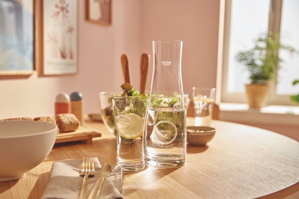 Скляний графин GROHE Blue, із кришкою (40405001)фото8