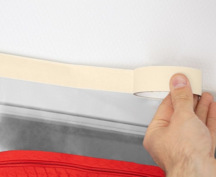 Пылезащитная шторка Neo Tools с замком L, 1230x2240мм (49-800) фото 3