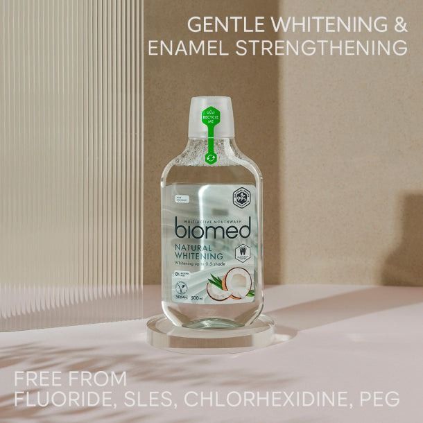 Ополаскиватель для полости рта Biomed Natural whitening 500 мл фото