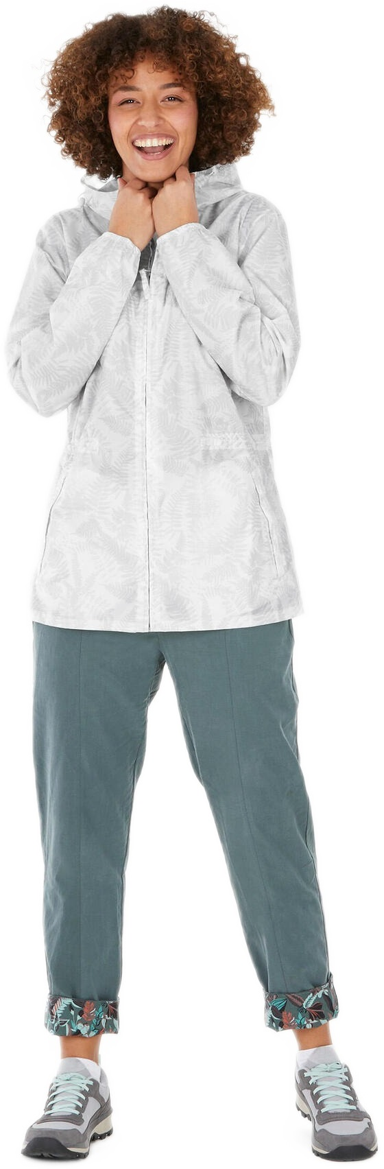 Дождевик женский Quechua NH100 8383702 XXS белый фото 