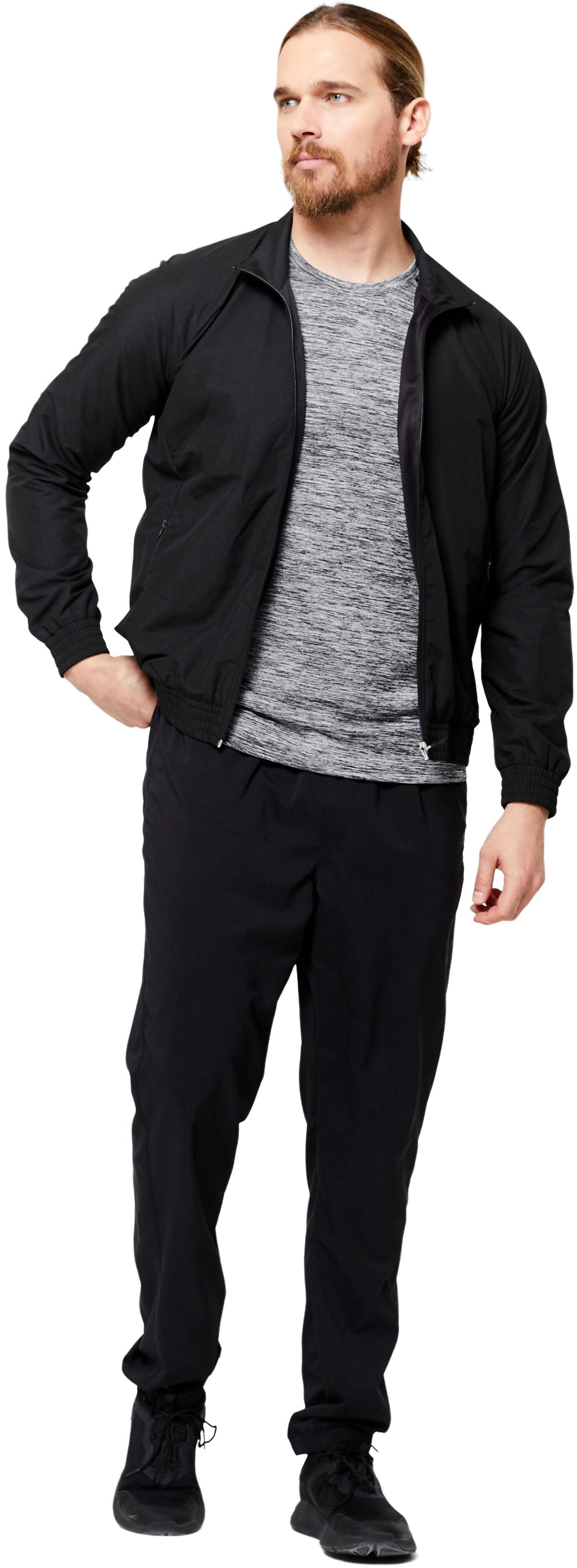 Кофта чоловіча для фітнесу Domyos 8646719 4XL чорнафото