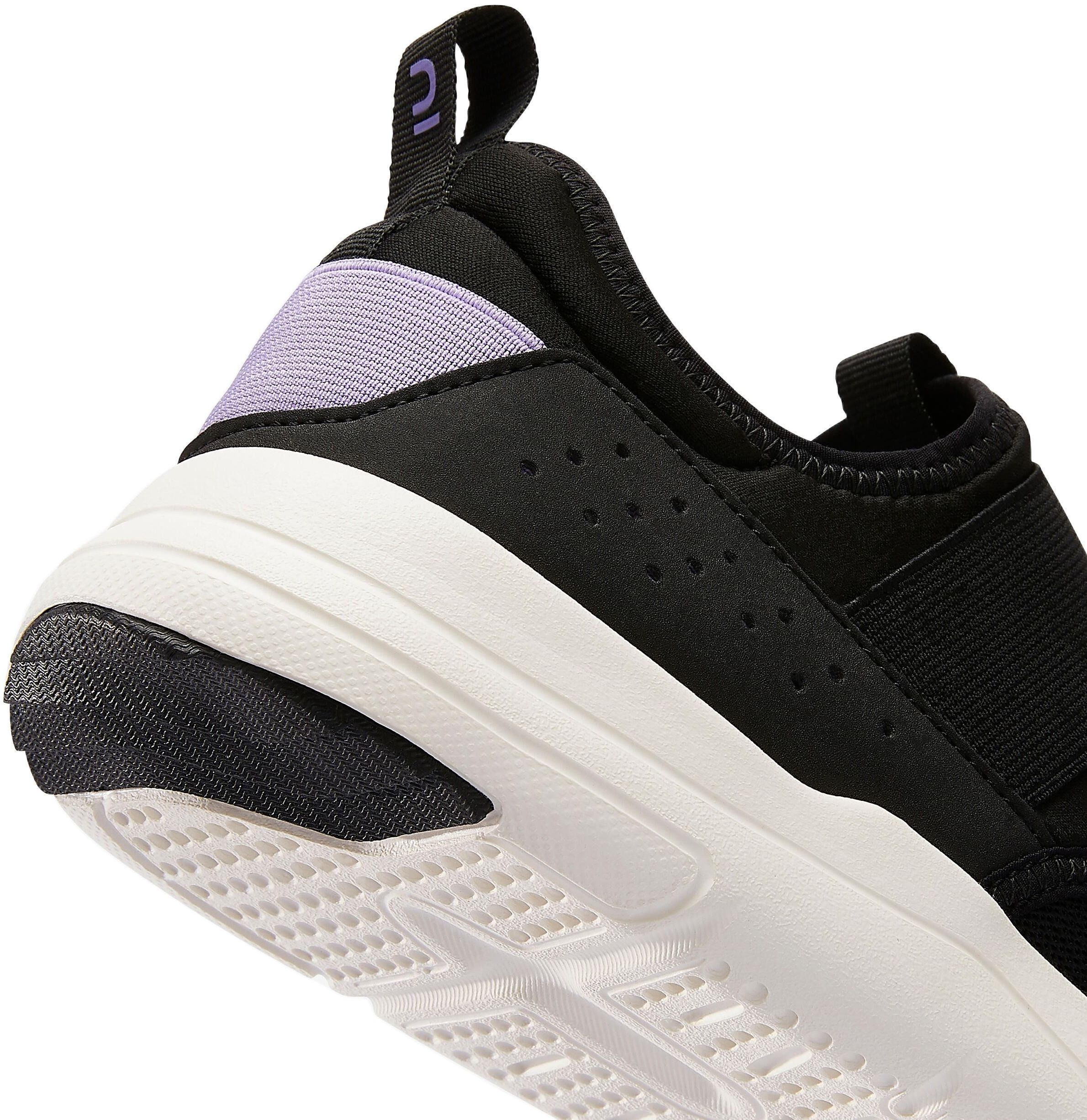 Кроссовки женские Decathlon PW 160 Slip-On 8774167 36 черные фото6