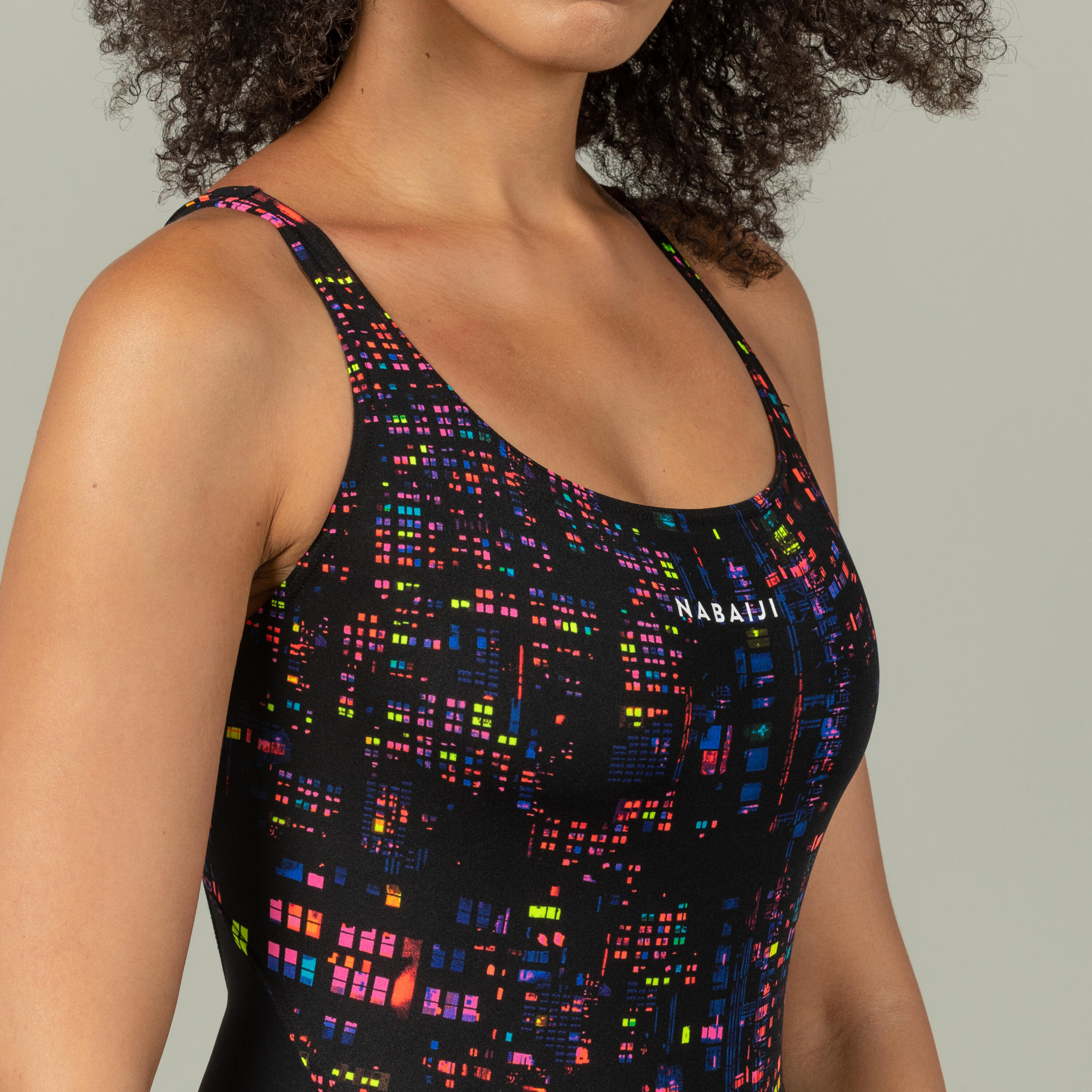 Купальник жіночий суцільний Nabaiji Kamiye 8512180 40 чорнийфото9