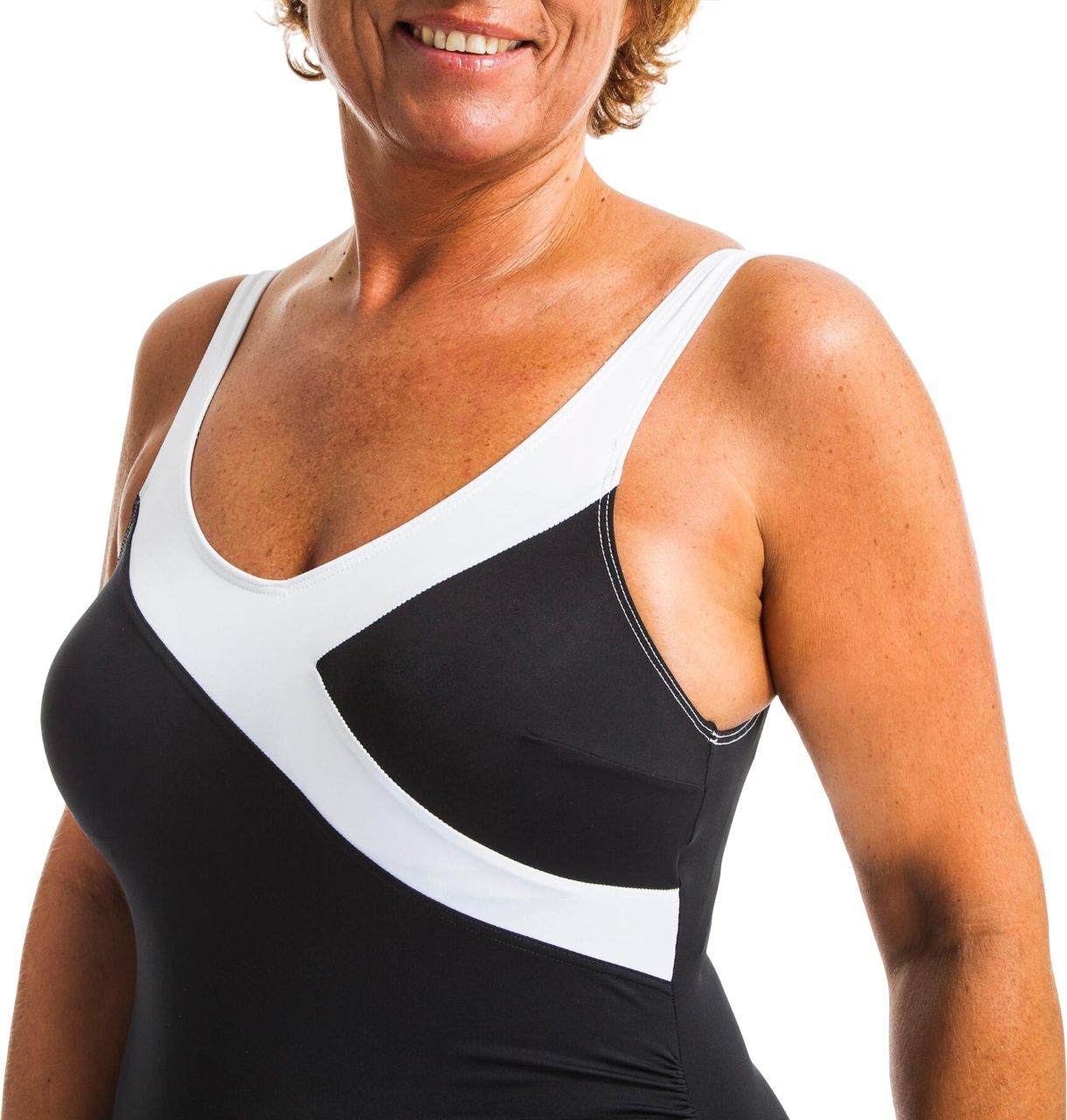 Купальник злитий для аквагімнастики Nabaiji Karli 8270507 44 чорнийфото2