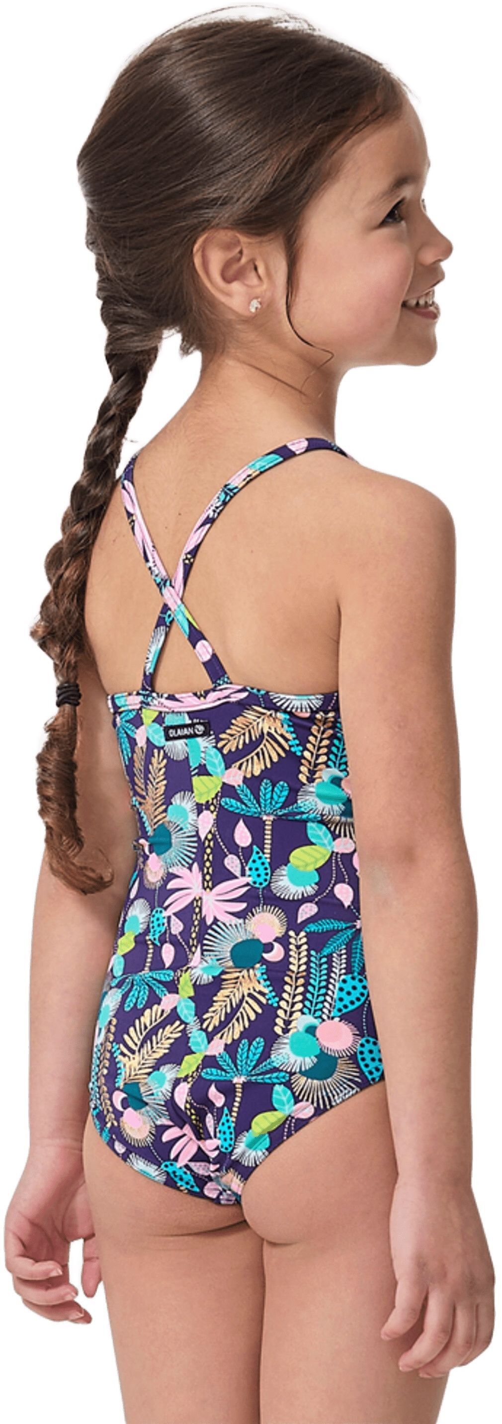 Купальник суцільний для серфінгу Olaian HANALEI JUNE 100 8587197 7-8 р різнокольоровийфото2