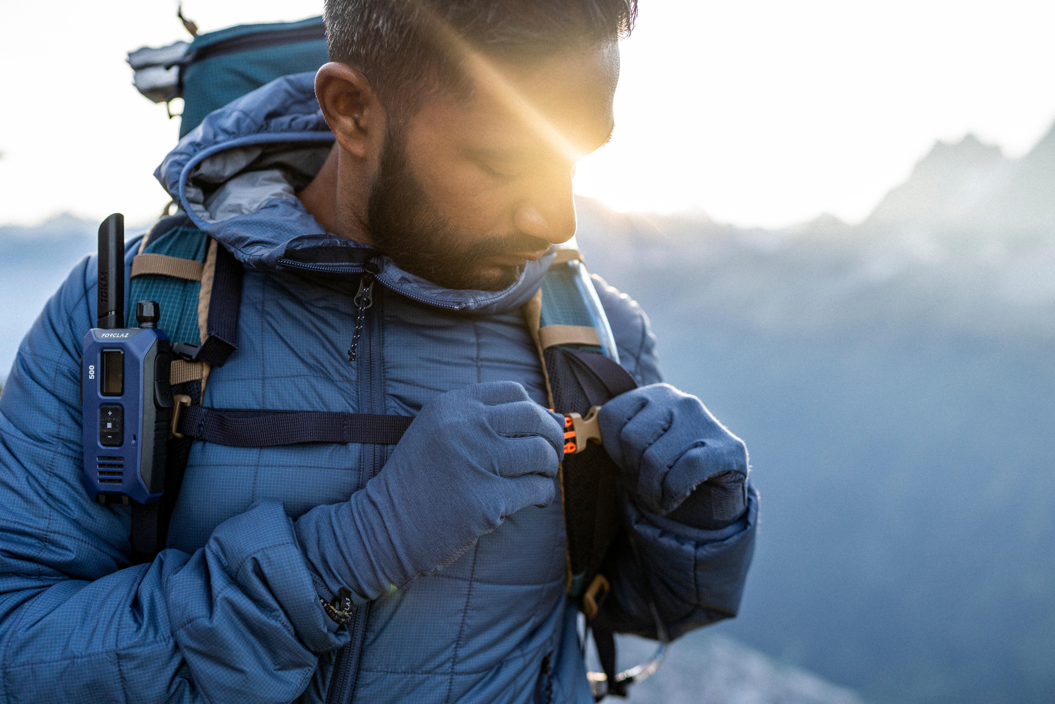 Куртка мужская для горного трекинга Forclaz MT100 8573830 3XL синяя фото 9