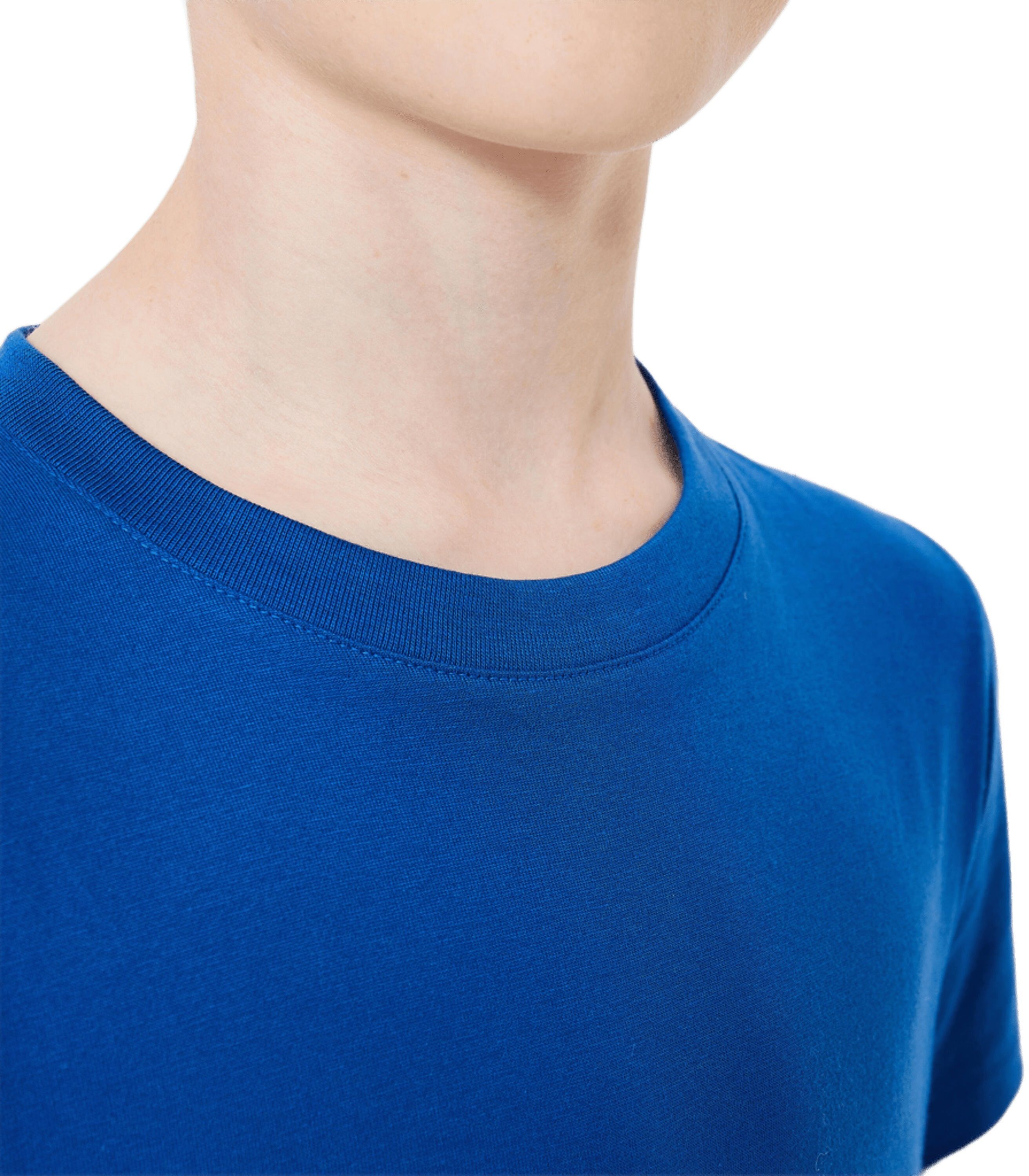 Футболка детская Domyos 500 8751825 5-6 лет (113-122 см) синяя фото 4