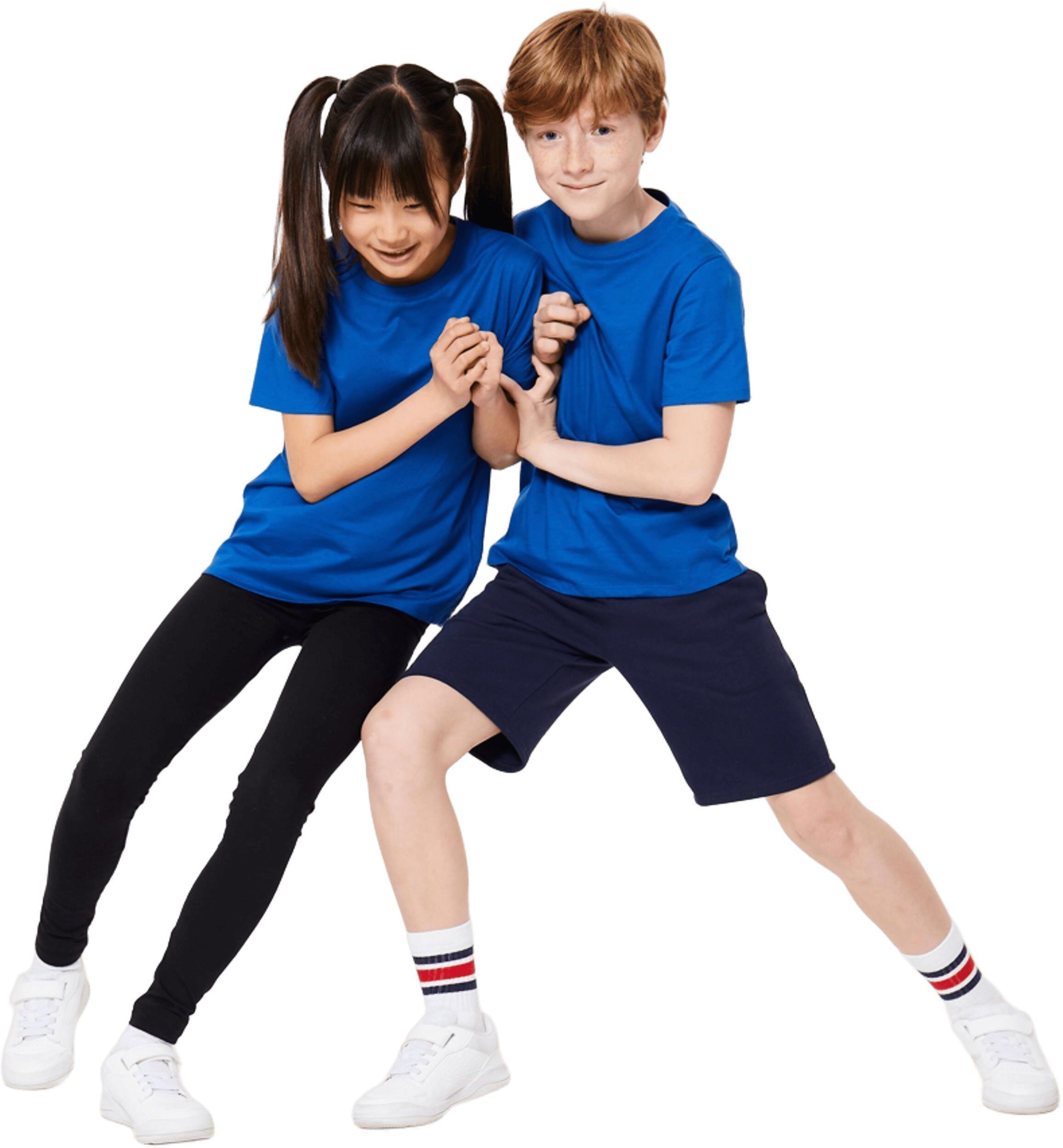 Футболка детская Domyos 500 8751825 5-6 лет (113-122 см) синяя фото 6