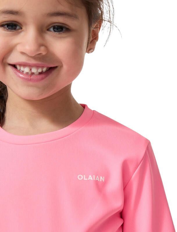 Футболка дитяча з УФ-захистом Olaian 100 8611588 7-8 р (123-130 см) рожевафото5