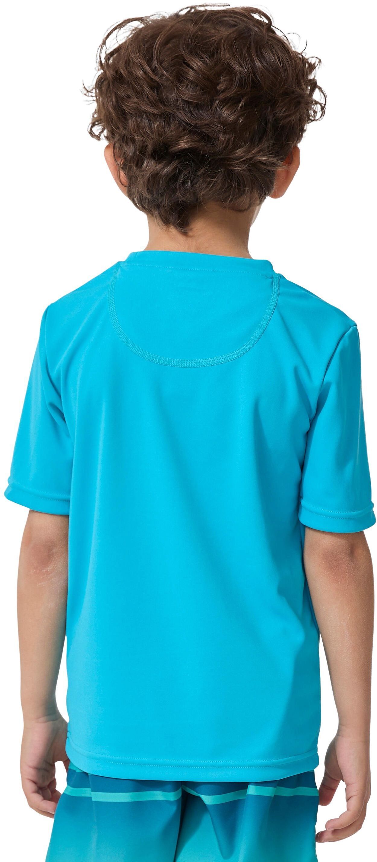 Футболка детская солнцезащитная Olaian 100 8611587 7-8 лет (123-130 см) синяя фото 3