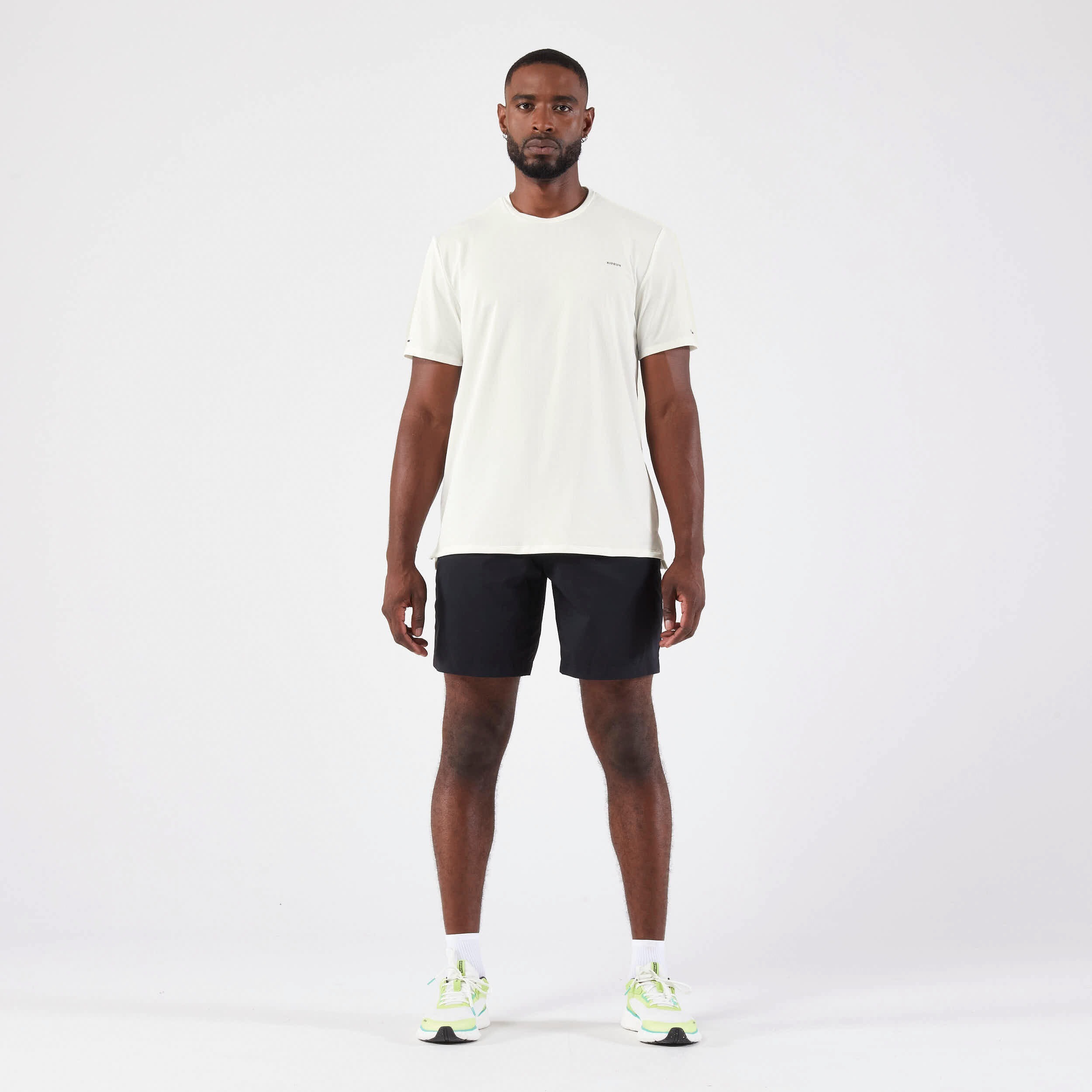 Футболка чоловіча для бігу Kalenji Dry 500 8861546 2XL білафото