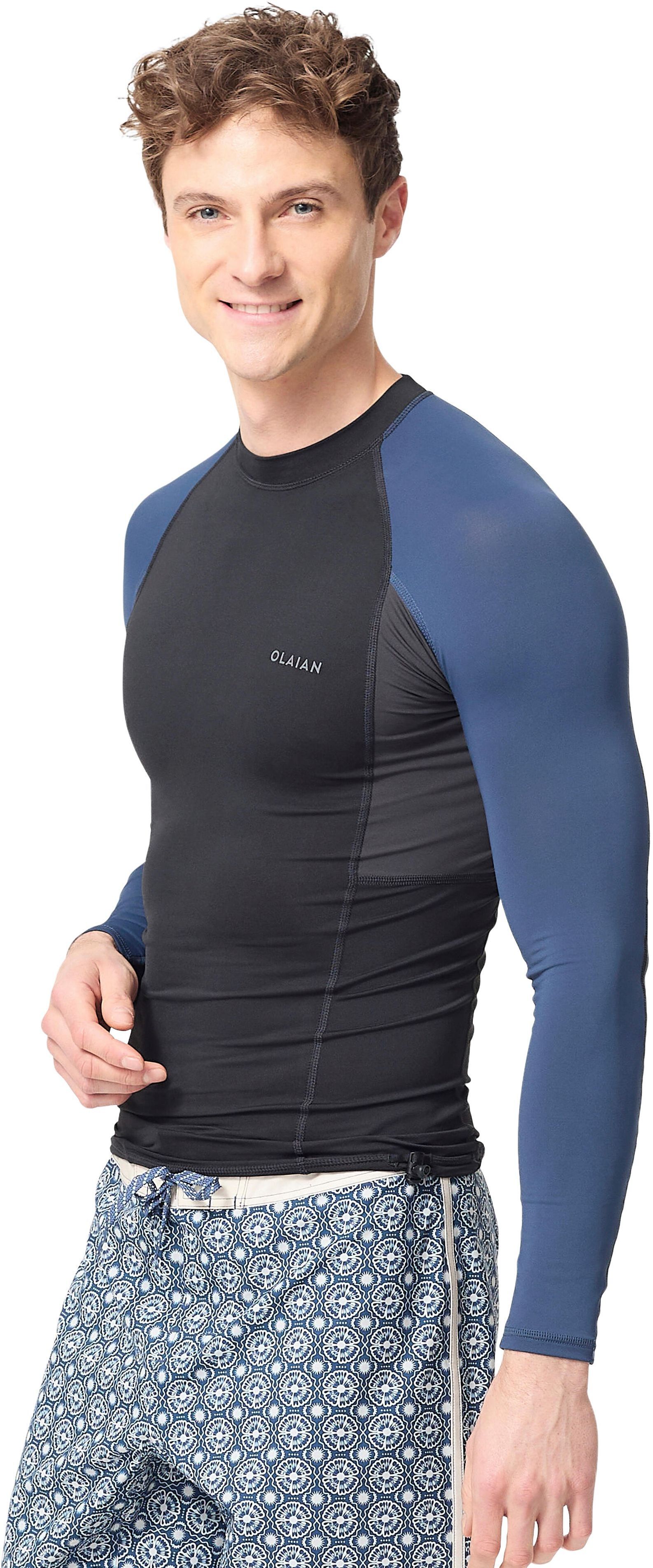 Лонгслив мужской солнцезащитный Olaian 500 8645541 2XL черный фото 