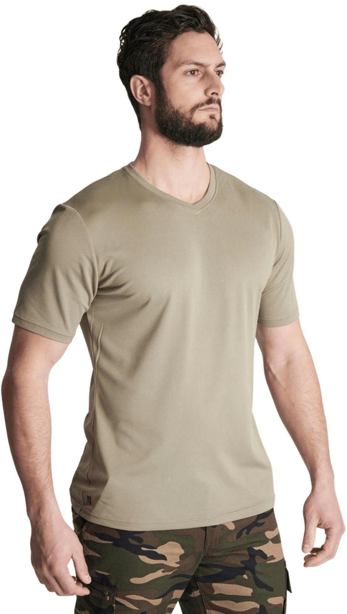 Футболка мужская для охоты Solognac 100 8669600 2XL светло-зеленая фото 2