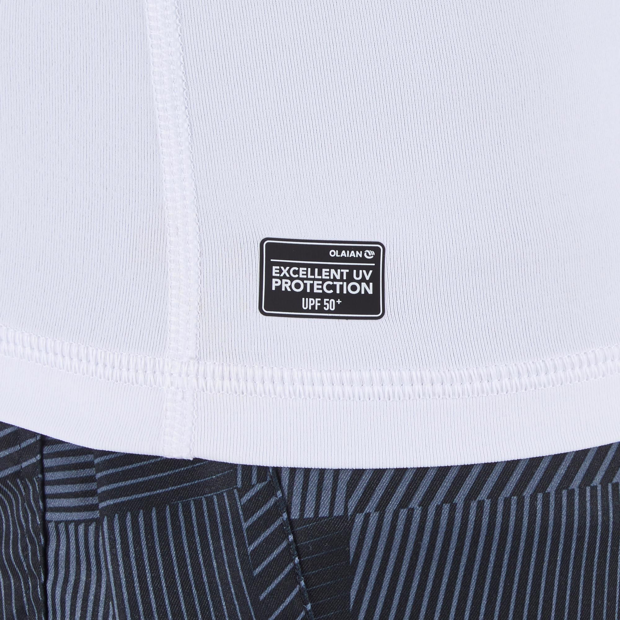 Лонгслив мужской солнцезащитный для серфинга Olaian 100 8403266 L белый фото 