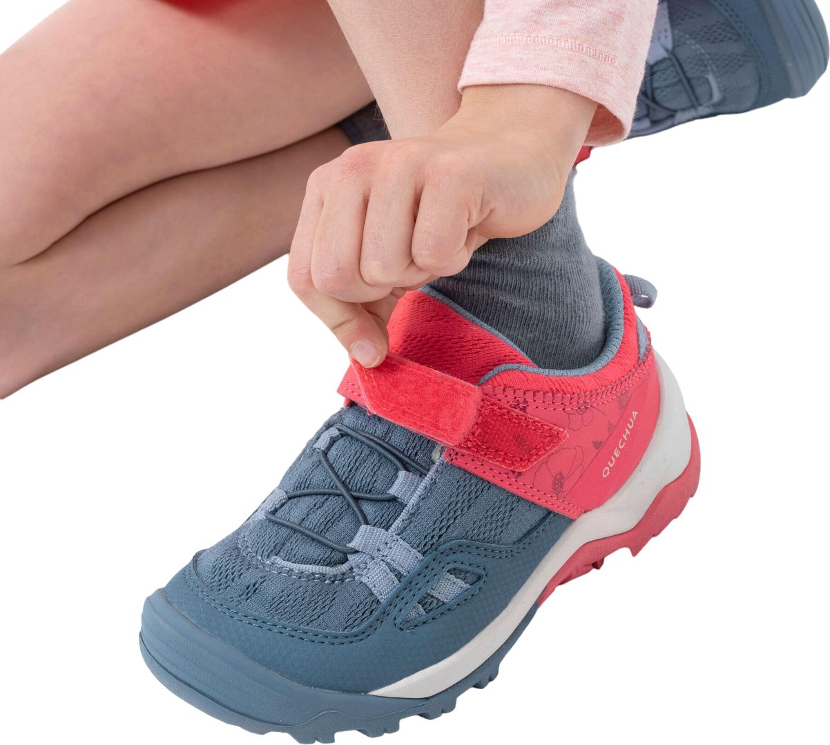 Ботинки детские для туризма Quechua Crossrock 8758163 34 розовые фото 