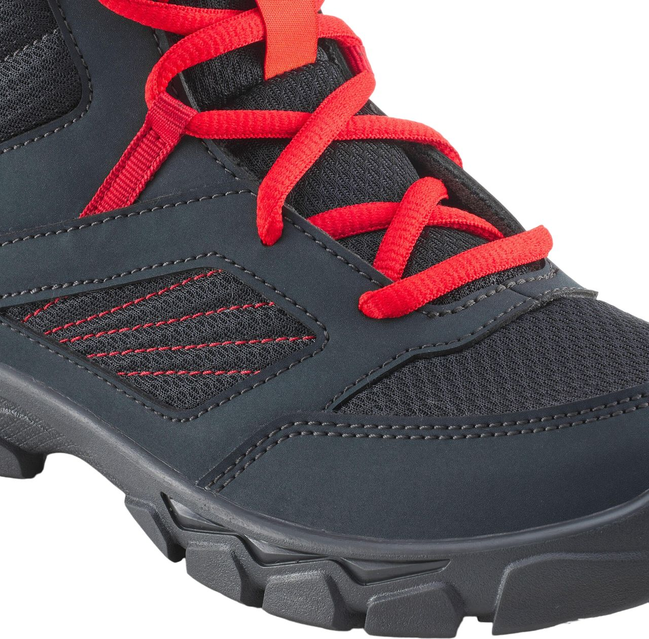 Ботинки детские для туризма Quechua NH100 8649282 35 серые фото 