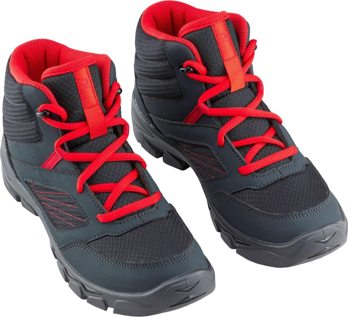 Ботинки детские для туризма Quechua NH100 8649282 35 серые фото 