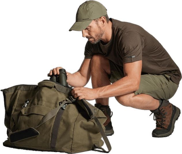 Футболка мужская для охоты Solognac 100 8734910 M коричневая фото 5