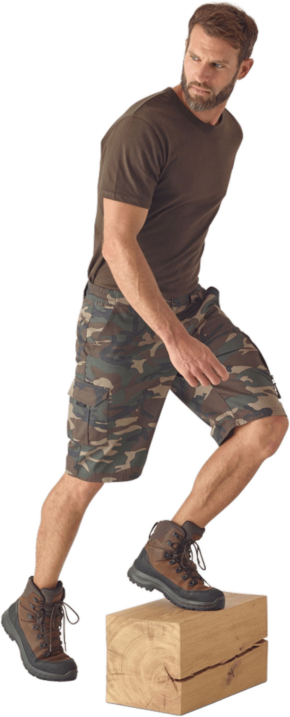 Футболка мужская для охоты Solognac 100 8734910 M коричневая фото 6