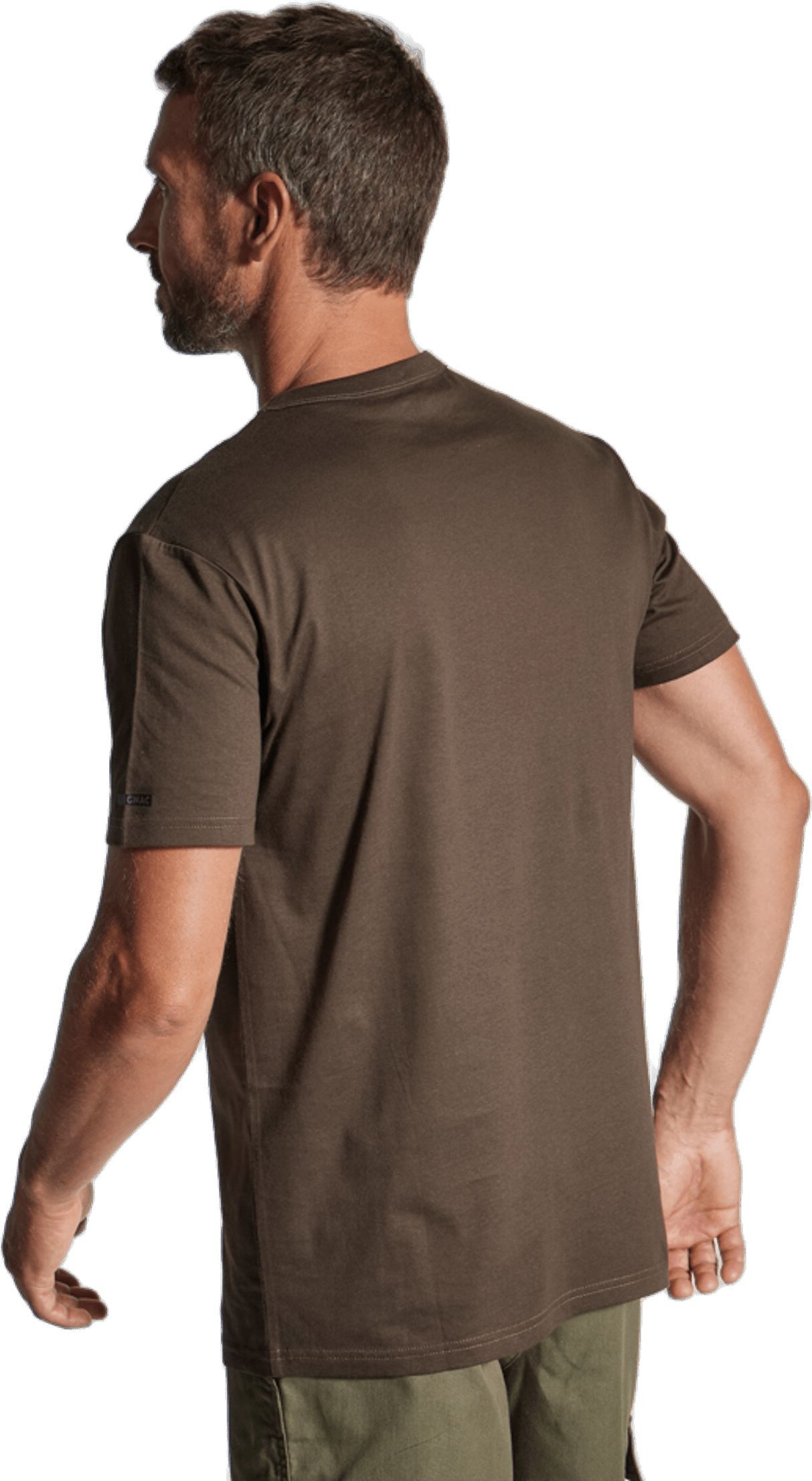 Футболка мужская для охоты Solognac 100 8734910 M коричневая фото 2