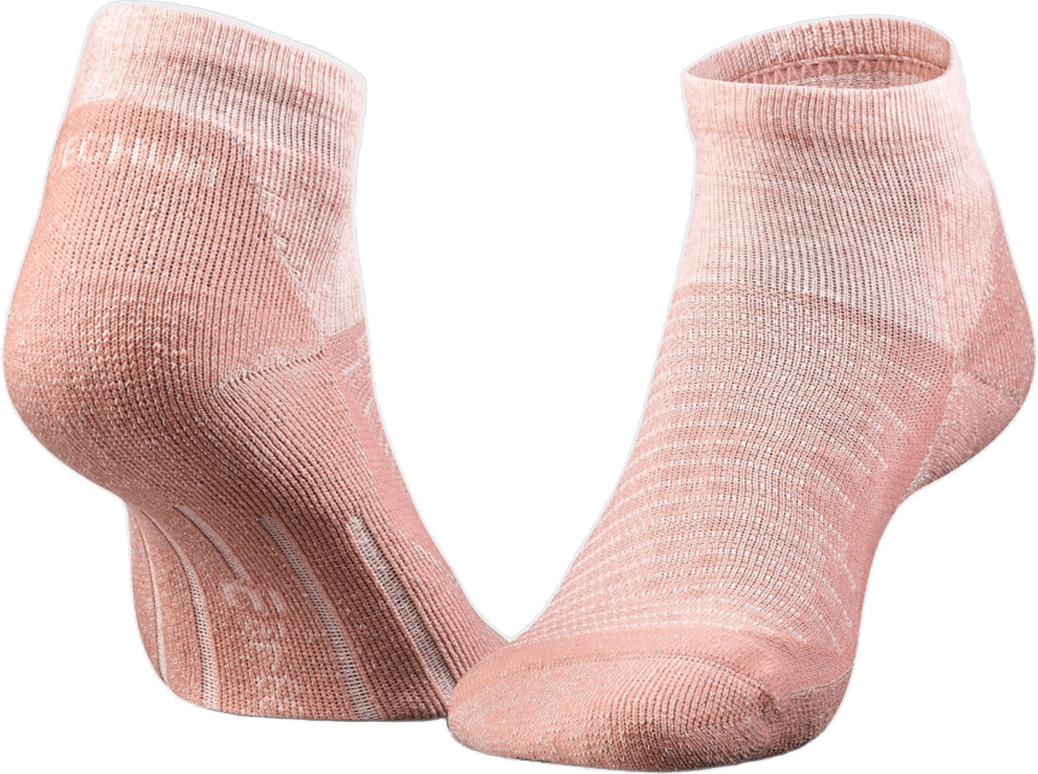 Шкарпетки для туризму Quechua 100 Mid 8786345 43/46 рожеві/сіріфото6