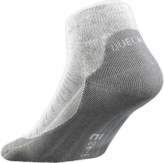 Шкарпетки для туризму Quechua 100 Mid 8786345 43/46 рожеві/сіріфото5