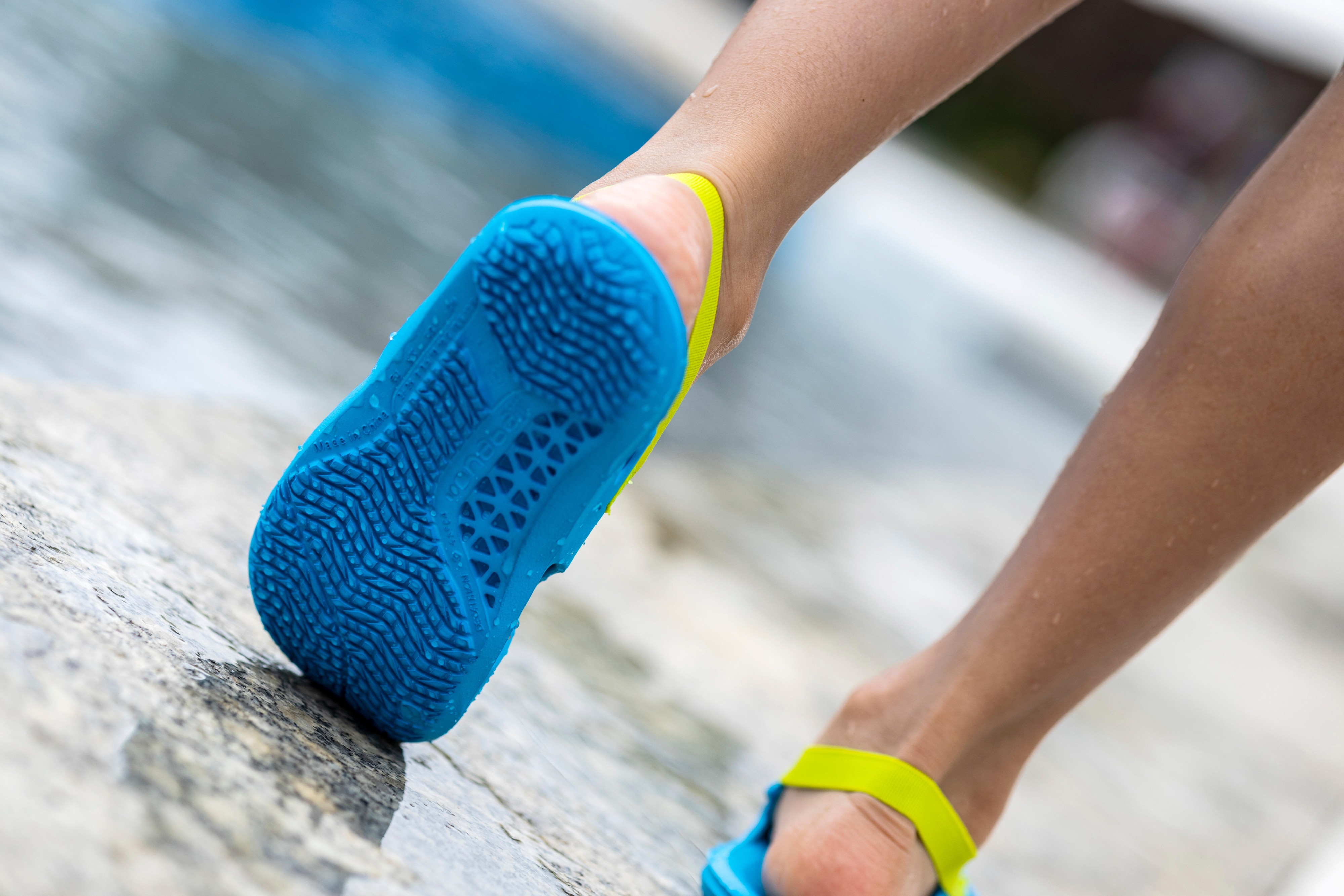 Сандали детские для бассейна Nabaiji 100 8732161 30/32 голубые фото 9