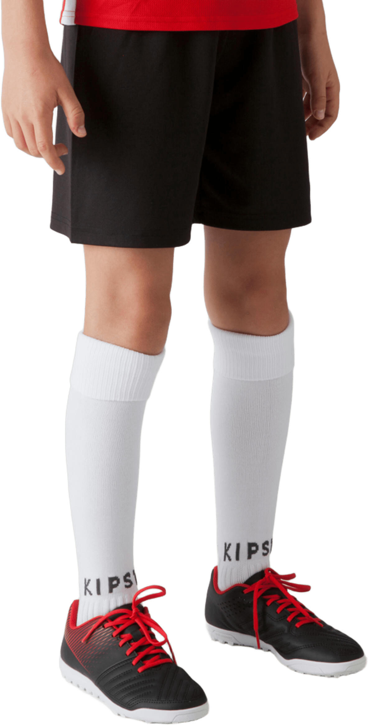 Шорты детские для футбола Kipsta F100 8558495 14-15 лет (161-172 см) черные фото 2